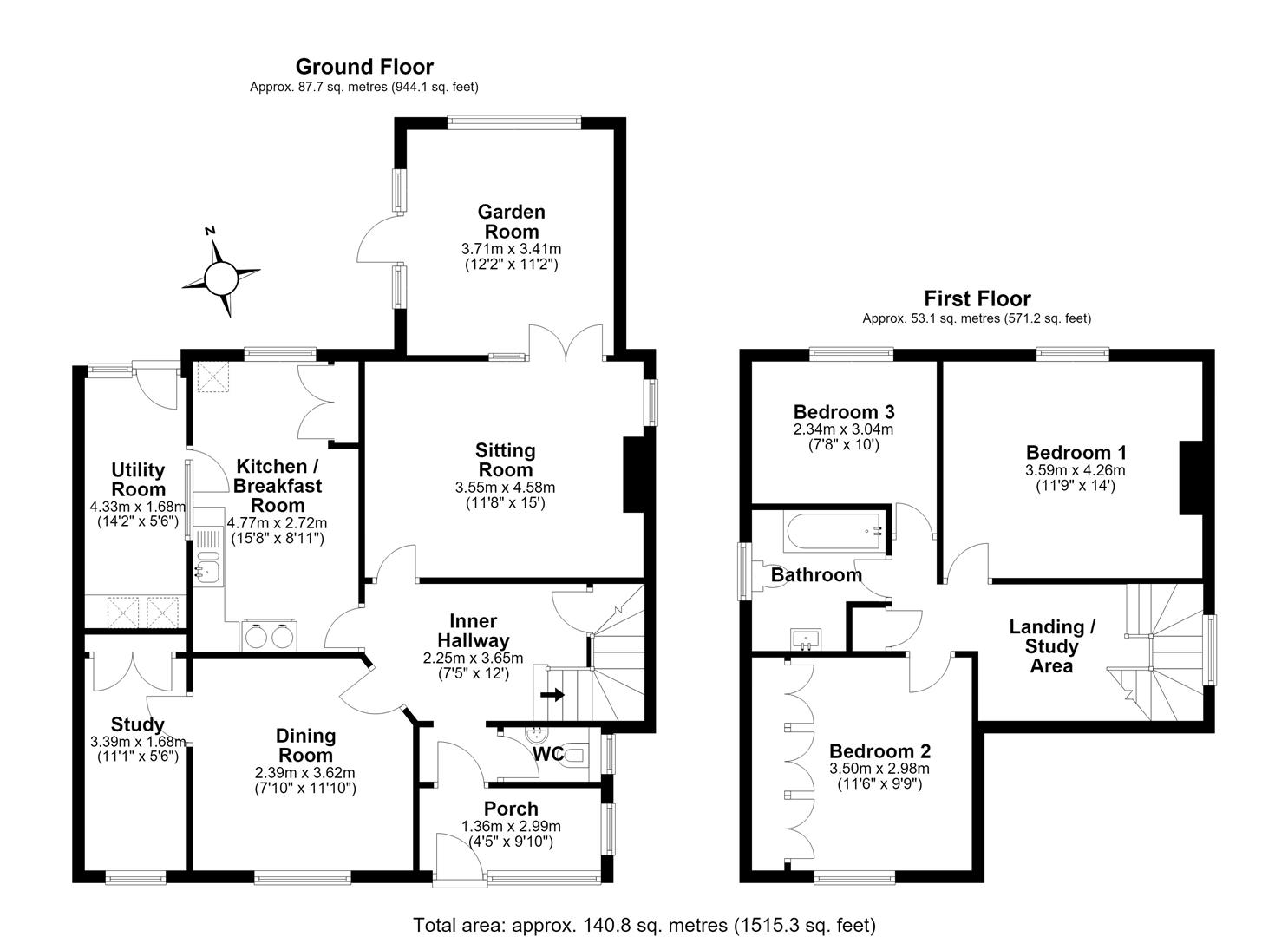 26, Pepys Way, Cambridge floorplan