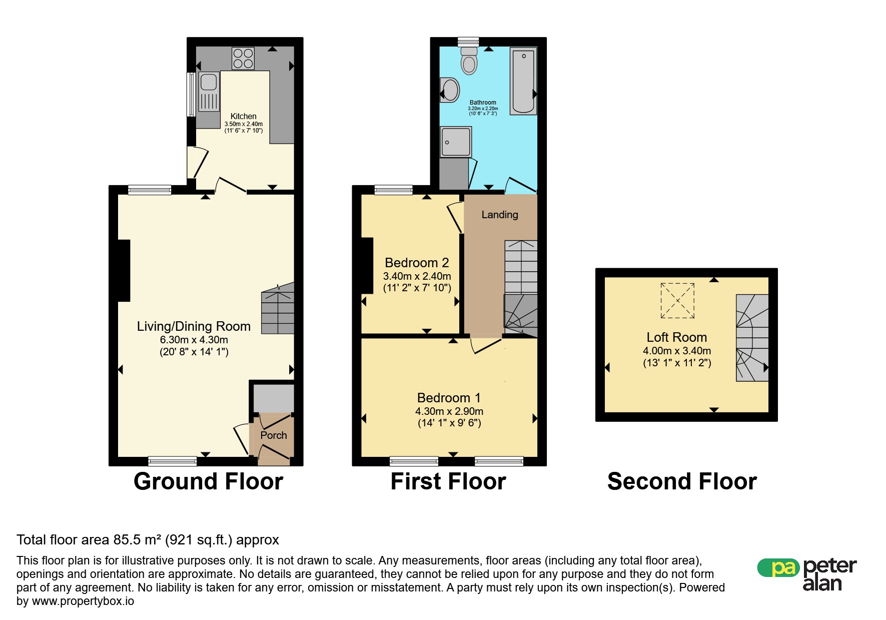 12, Railway Street, Abertillery floorplan