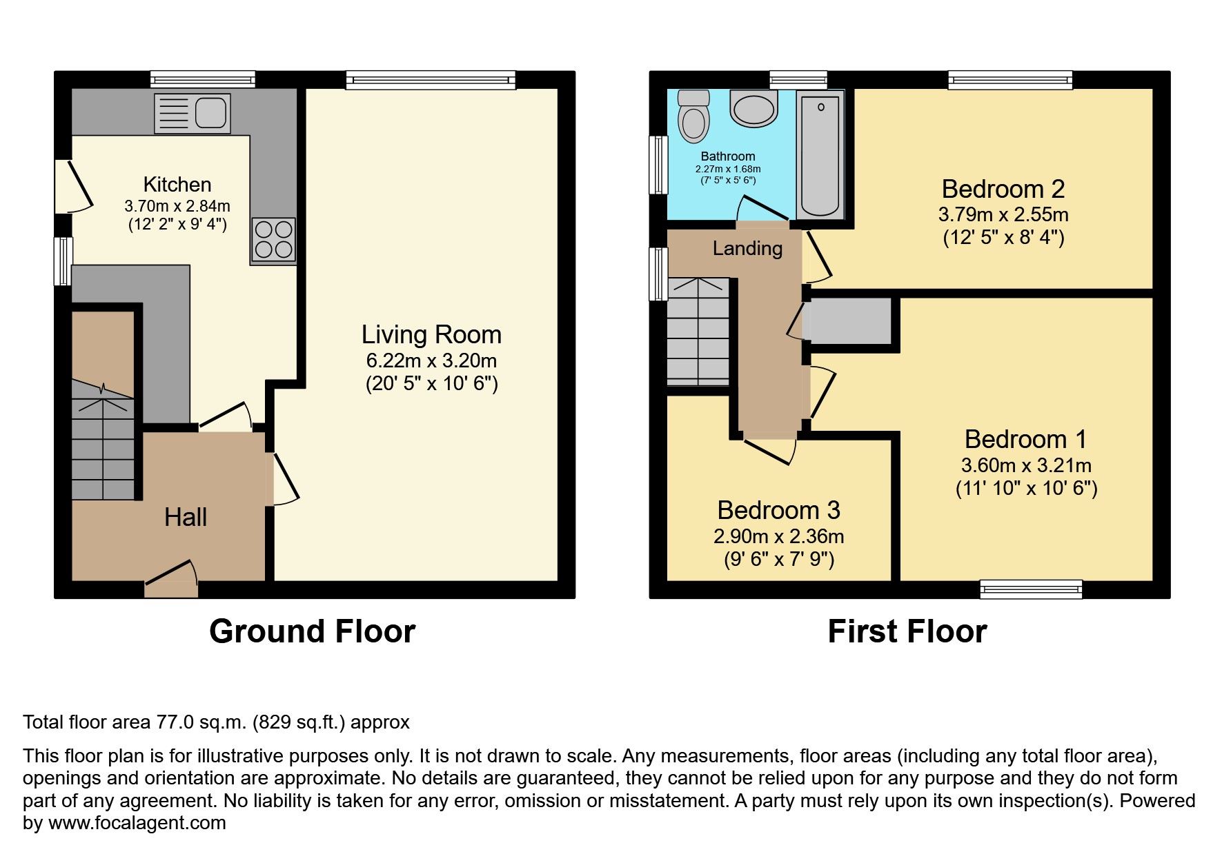 72, Grenville Road, Worcester floorplan