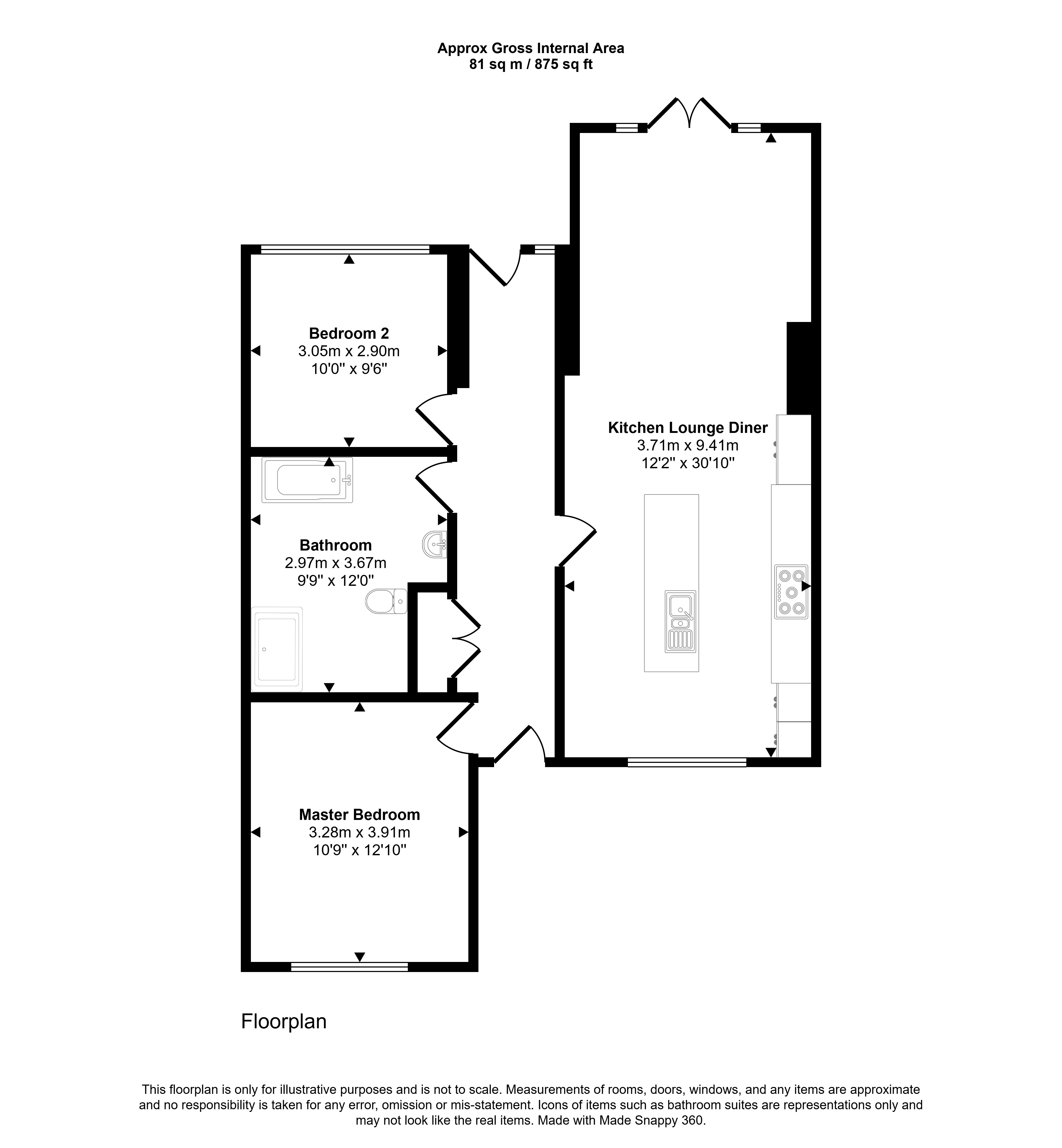 27, St. Heliers Way, Stanley floorplan