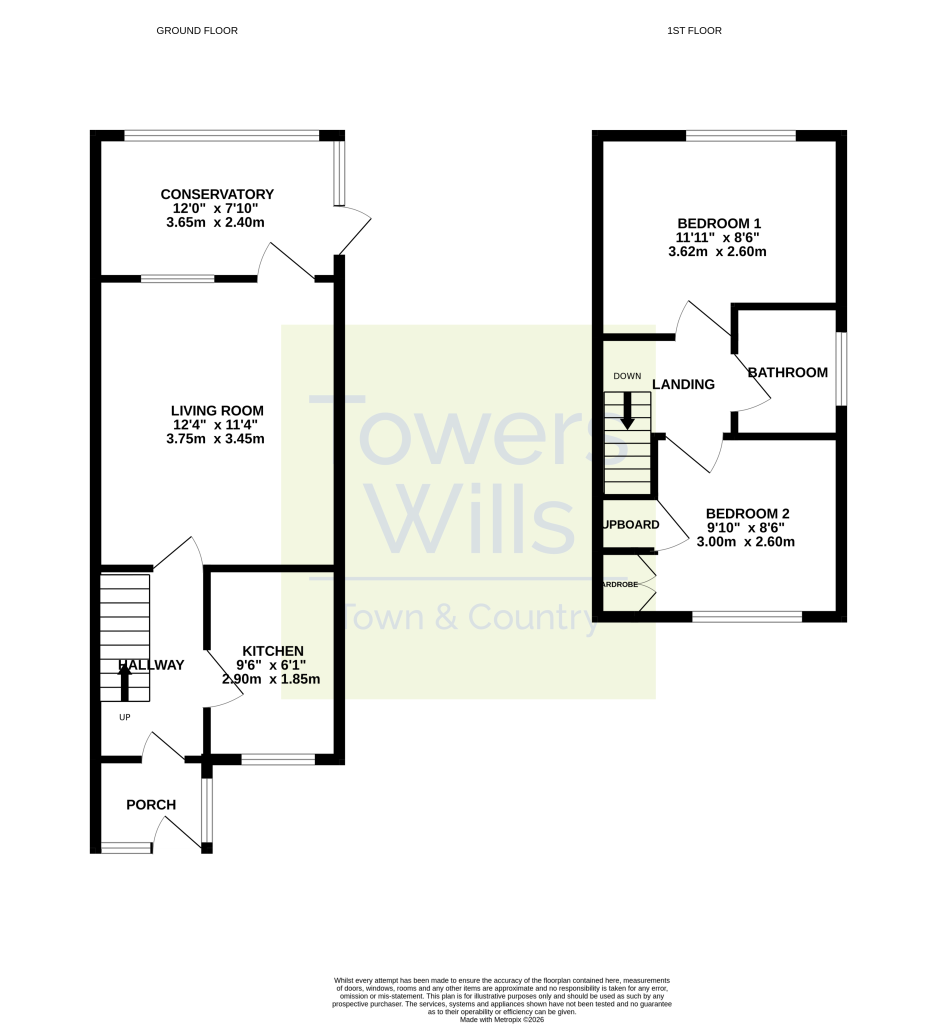 1, Sleight Close, Yeovil floorplan