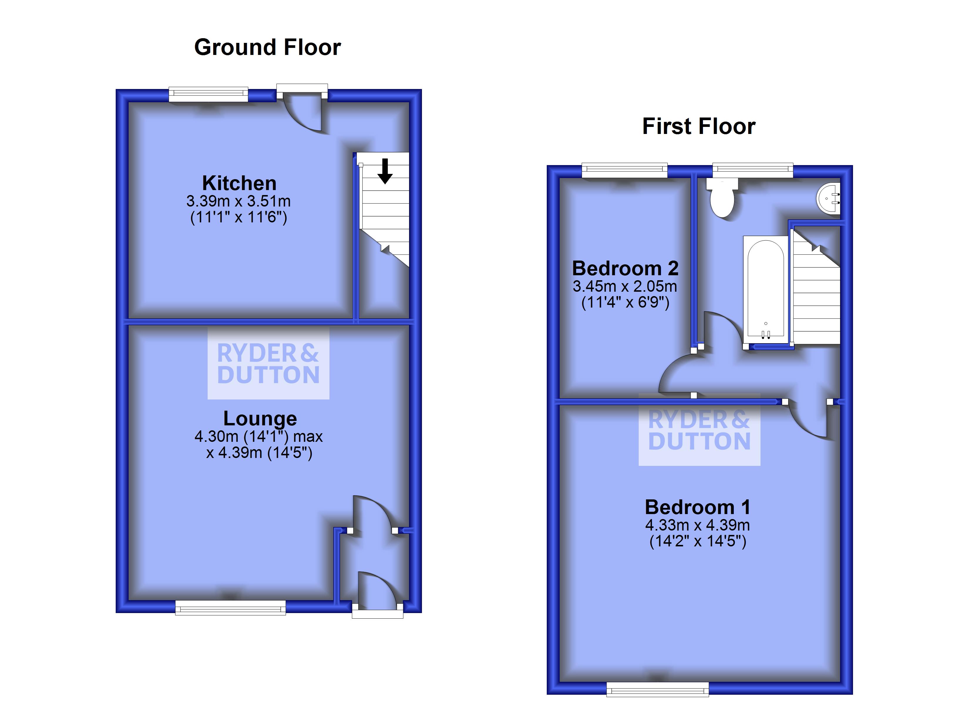 New Earth Street, Clarksfield, Oldham OL4, 2 bedroom terraced house for