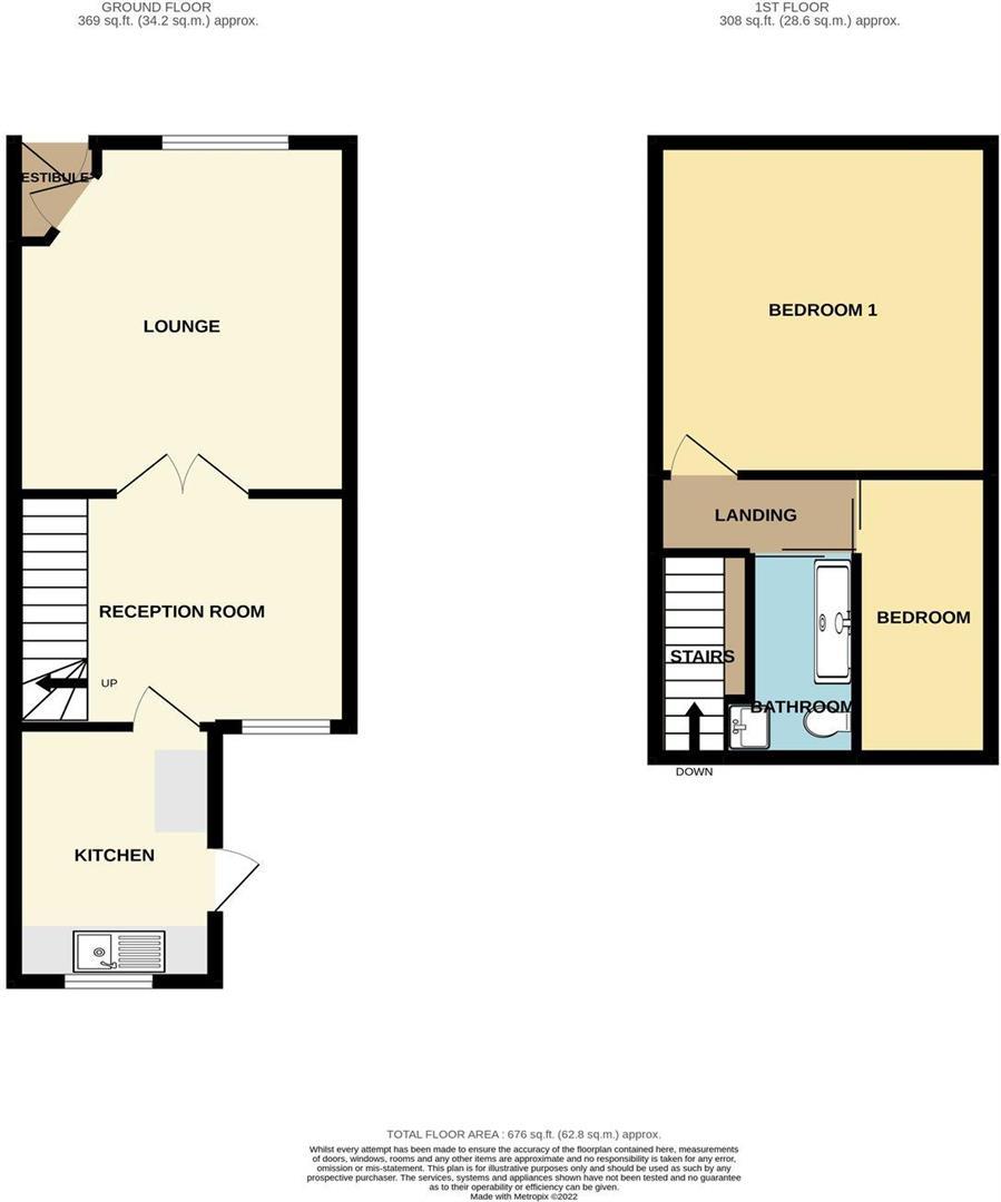 72, Baxendale Street, Bolton floorplan