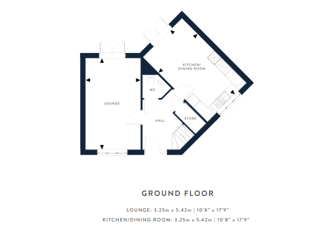Plot 44, Leedon, Frome Valley Road, Crossways floorplan