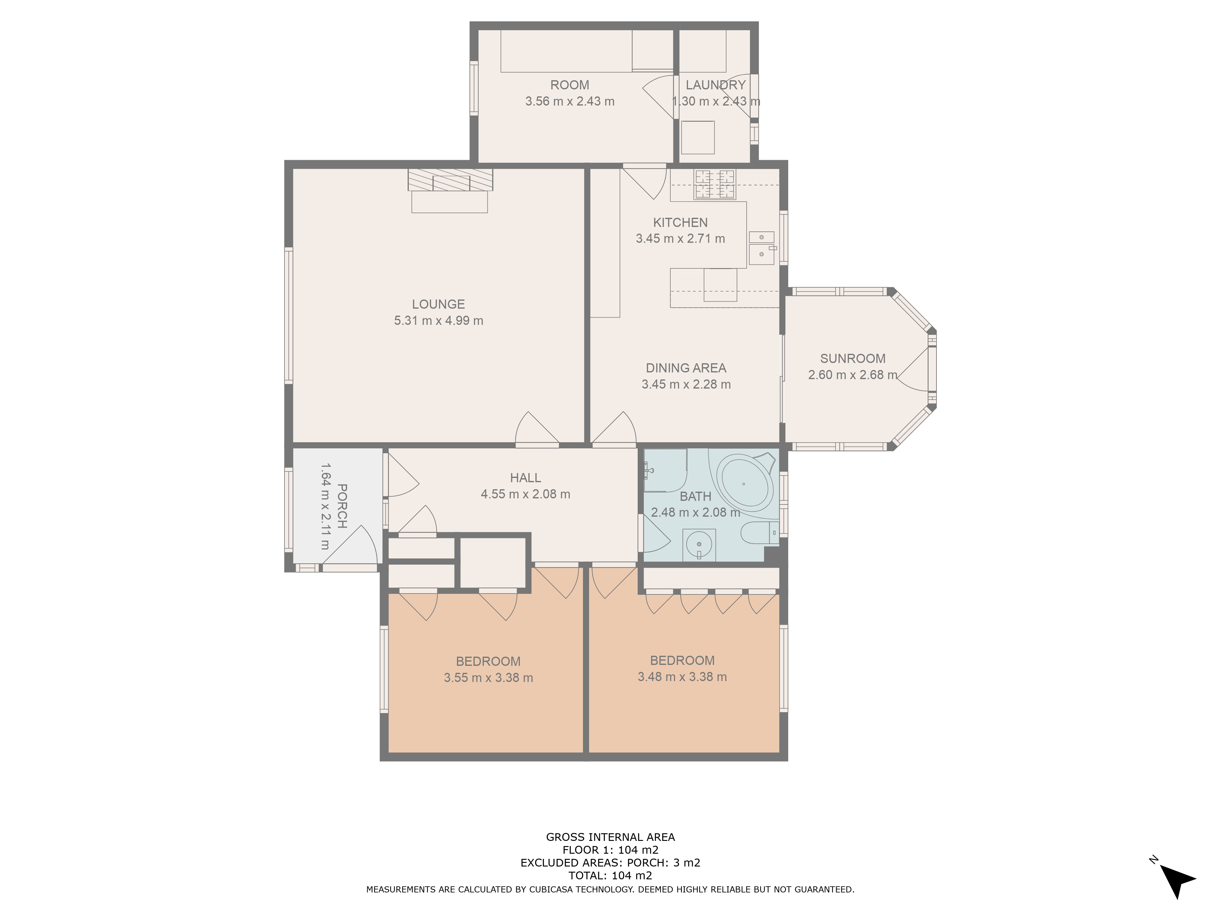Cairnview, Kirkintilloch, Glasgow G66, 2 bedroom bungalow for sale
