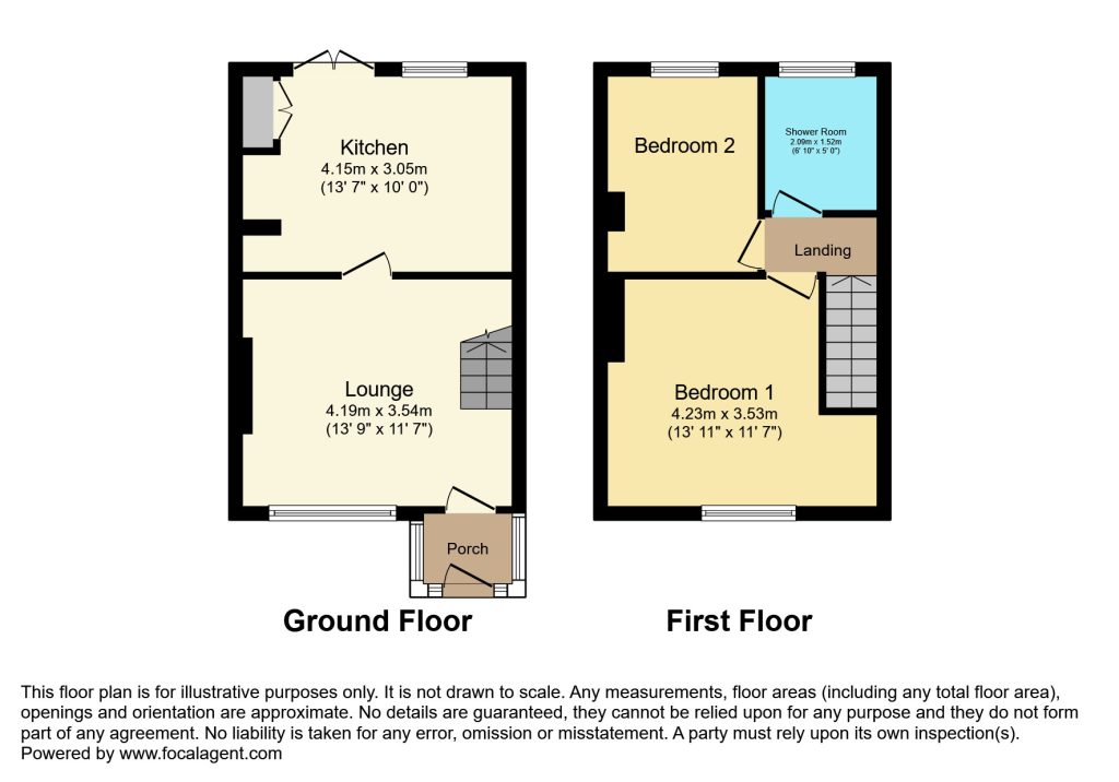4, New Cottages, York floorplan