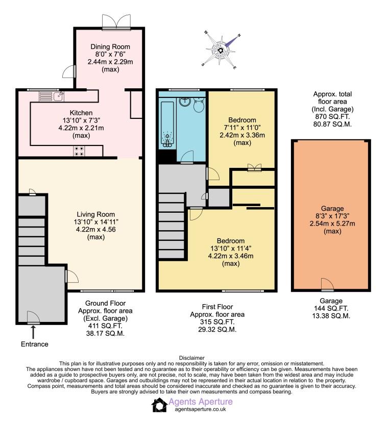 107, Farm Holt, New Ash Green floorplan