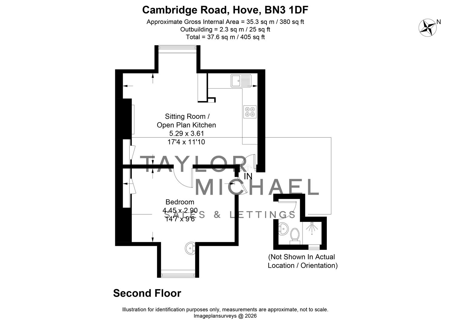 Flat 9/10, 28, Cambridge Road, Hove floorplan