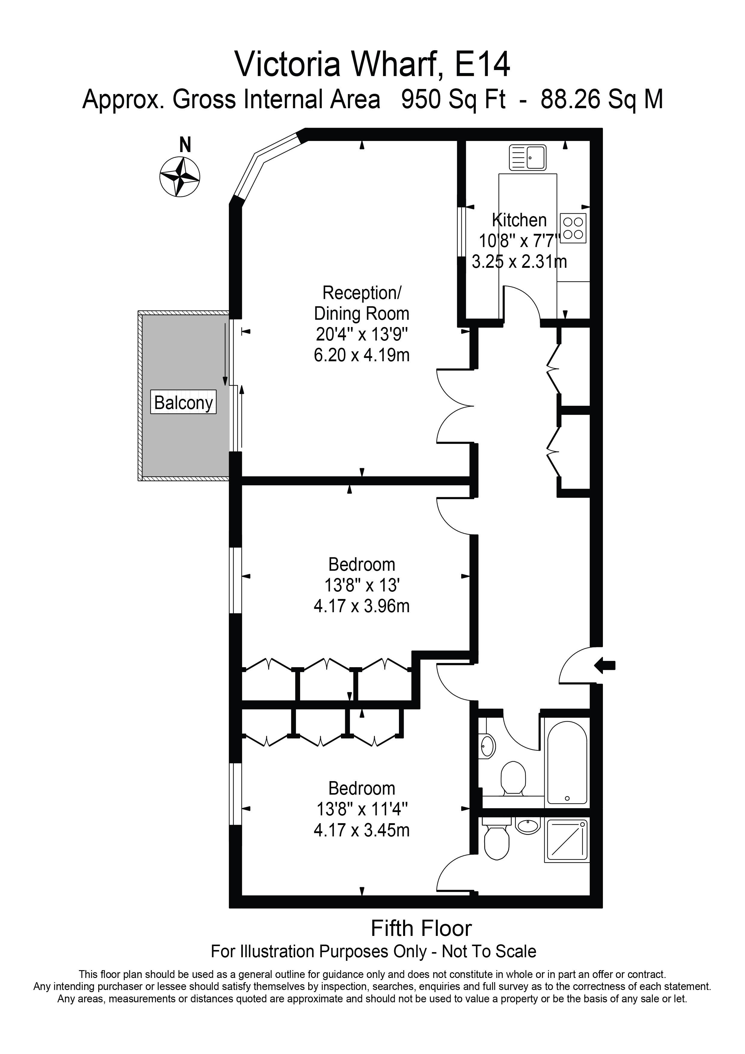 2 Bedrooms Flat for sale in Narrow Street, London E14