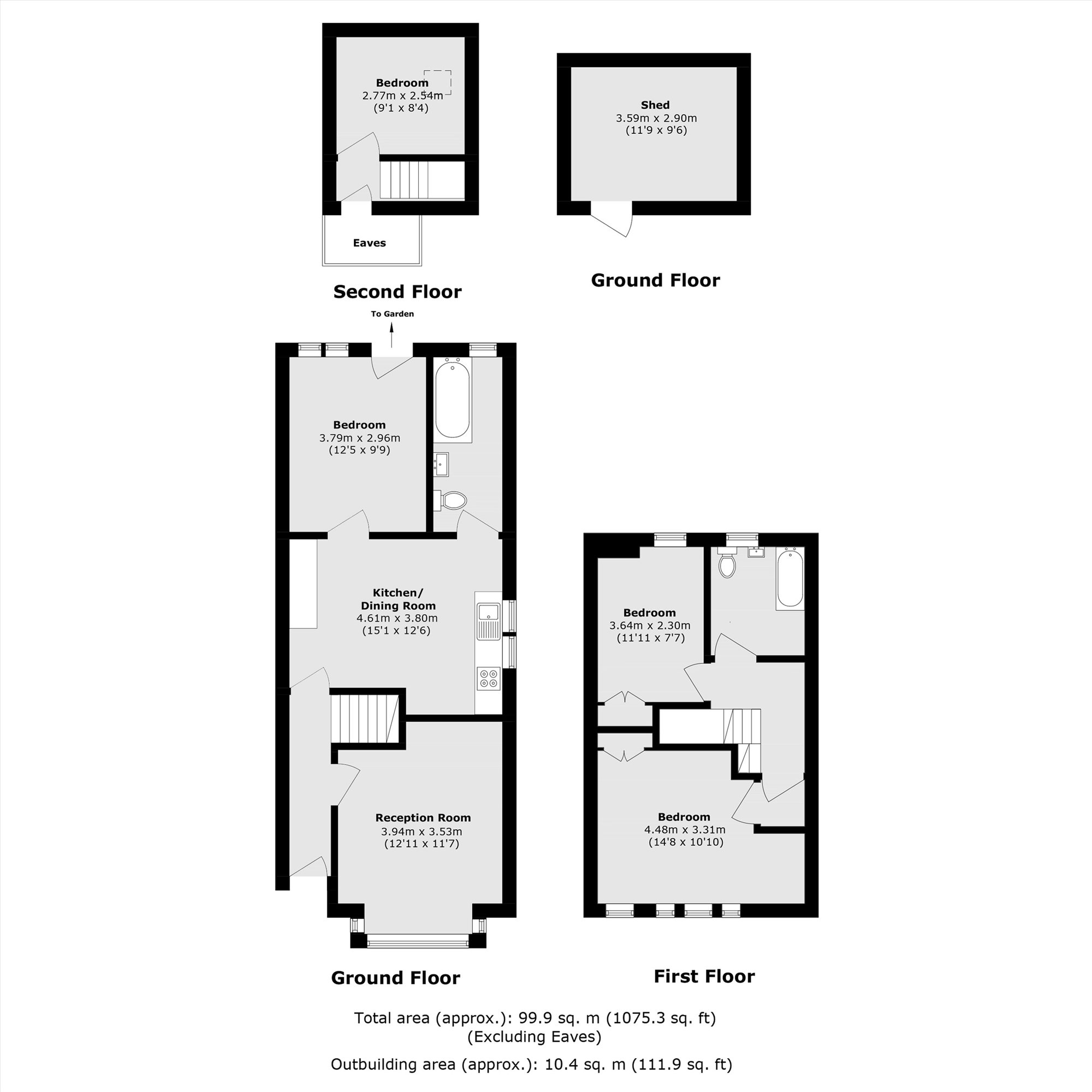 12, Clare Road, Hounslow floorplan