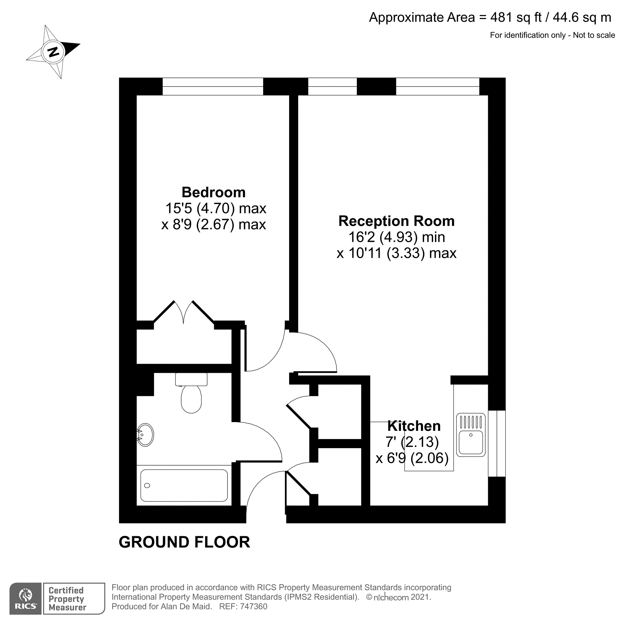 Rectory Road, Beckenham BR3, 1 bedroom flat for sale 59197842