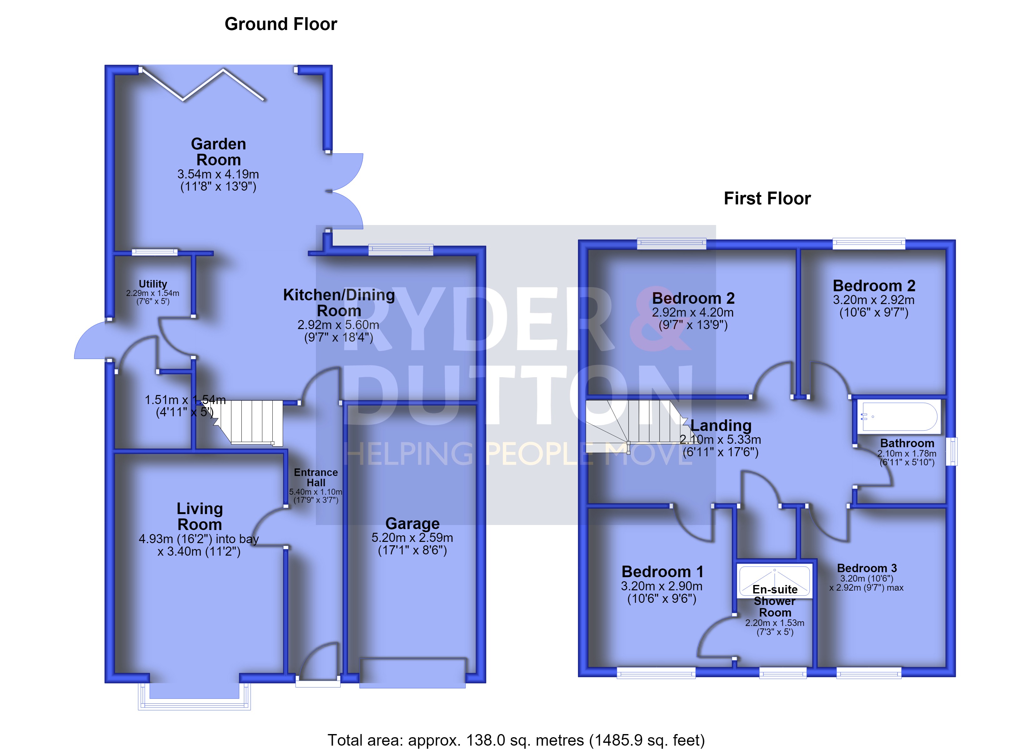 72, Tarnside Close, Rochdale floorplan