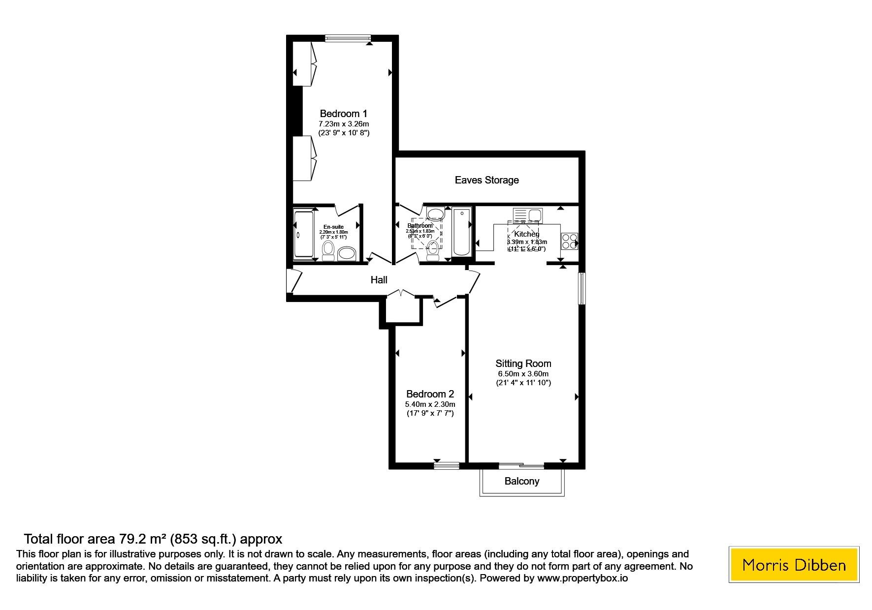 Flat 11, Anchor Court, 80, Southwood Road, Hampshire floorplan
