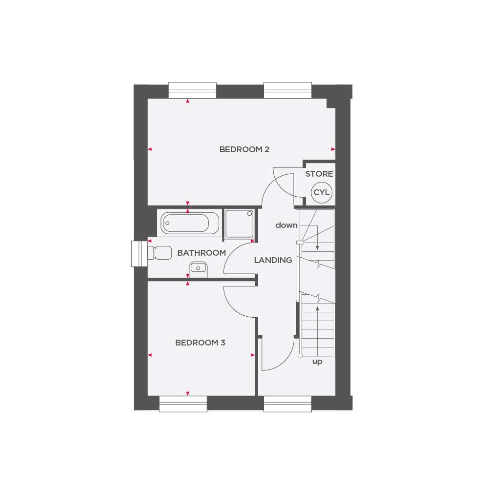 5, Dinting Vale, Glossop floorplan