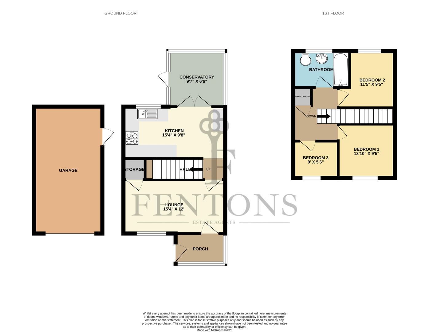 132, Garden Road, Walton On The Naze floorplan