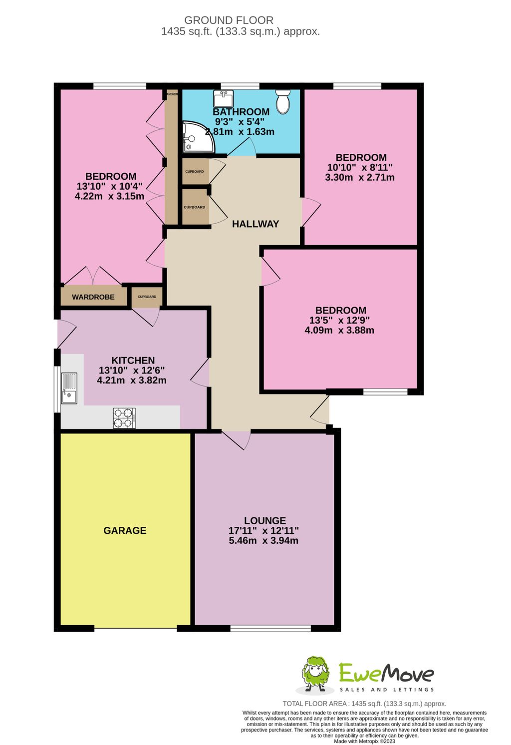 Westgate Road, Belton, Doncaster DN9, 3 bedroom detached bungalow for