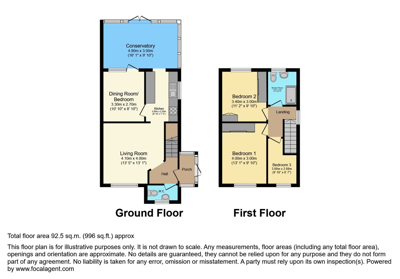 16, Green Platt, Nottingham floorplan