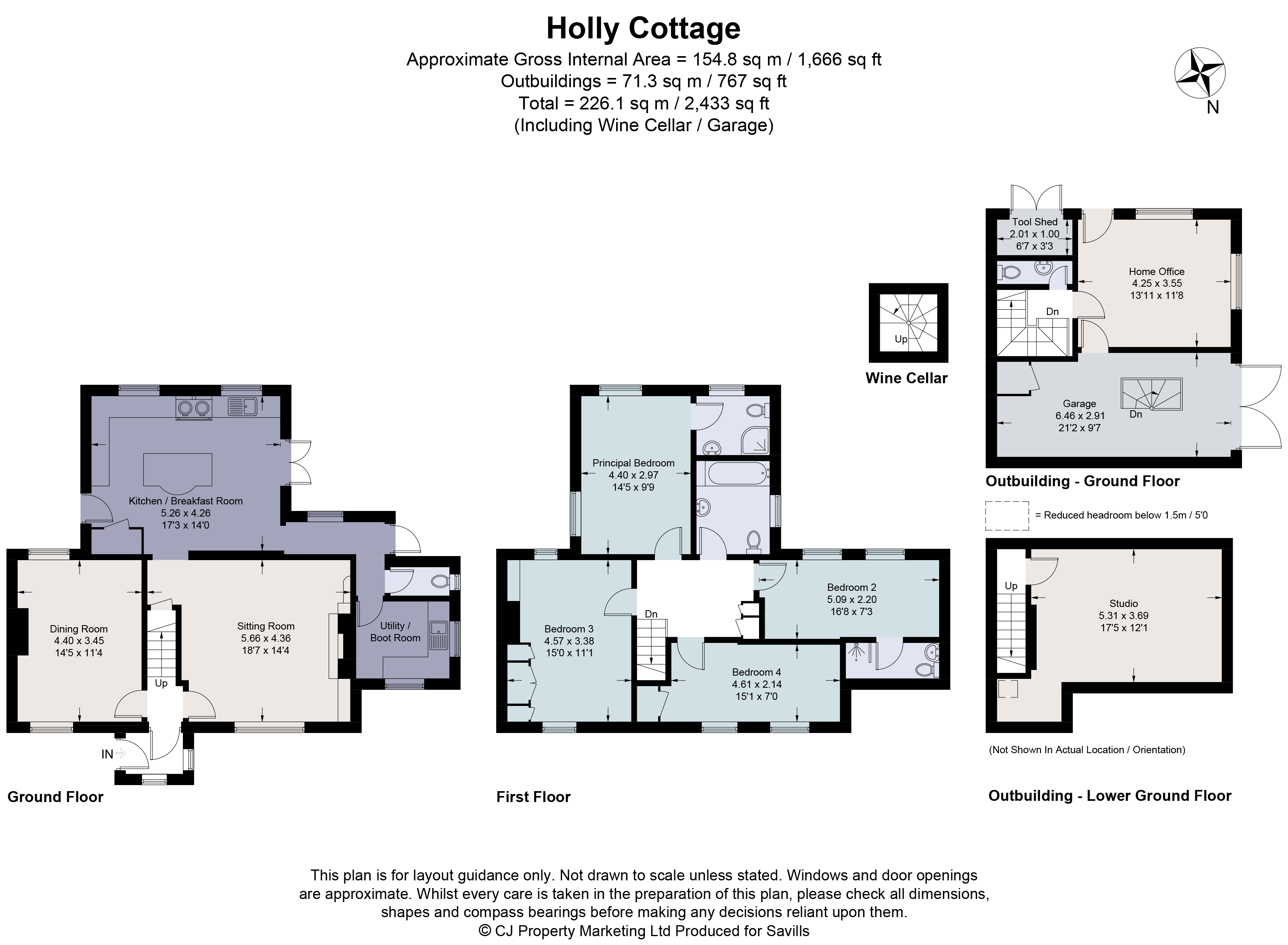 Holly Cottage,, Hawridge Common, Chesham floorplan