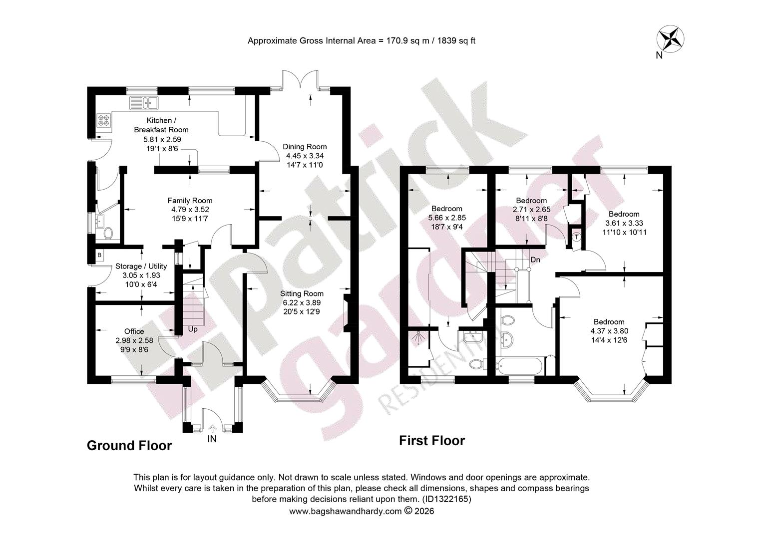 Lynwood, 29 Sole Farm Road, Bookham floorplan