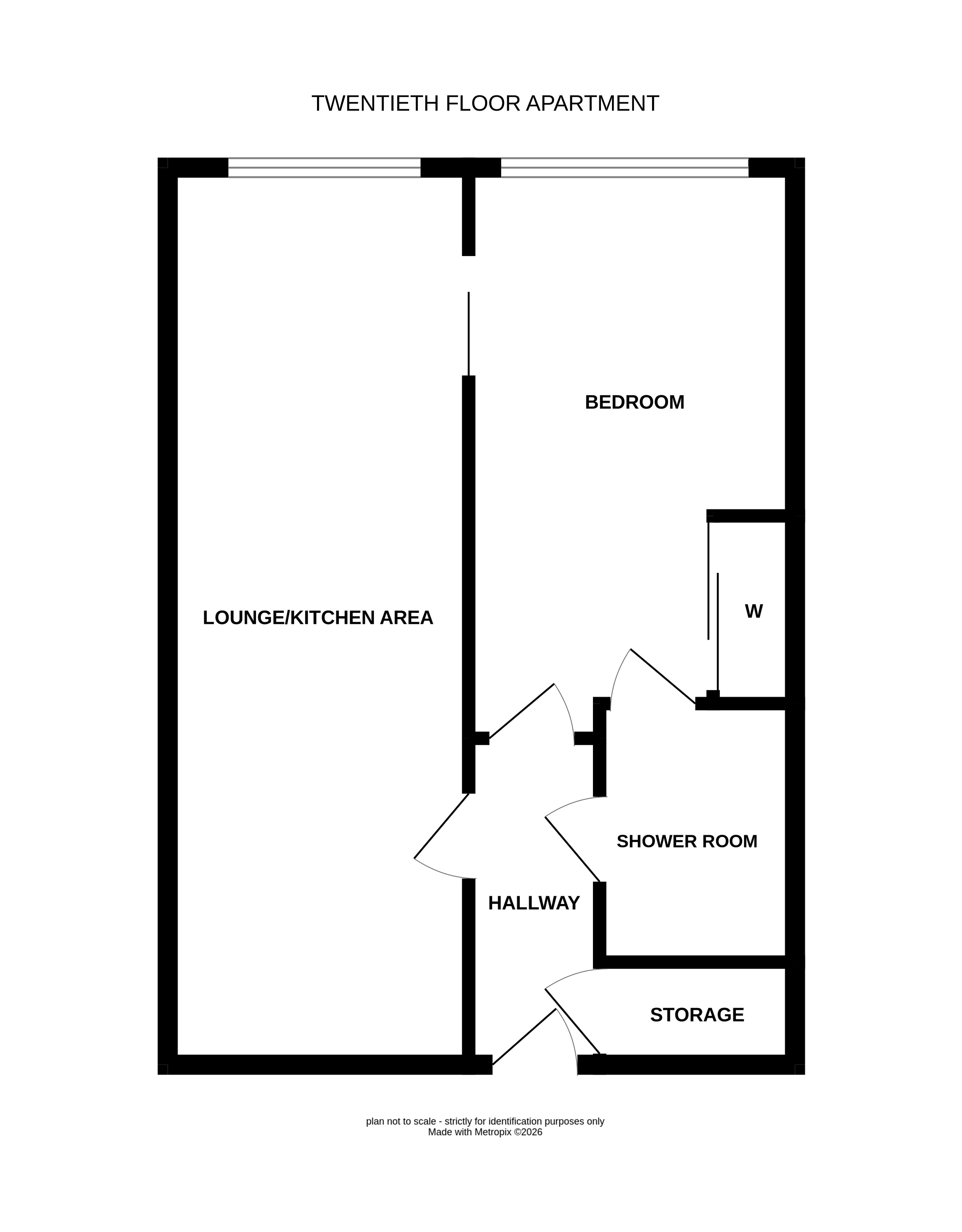 Apartment 2001, Bridgewater Place,, Water Lane, West Yorkshire floorplan
