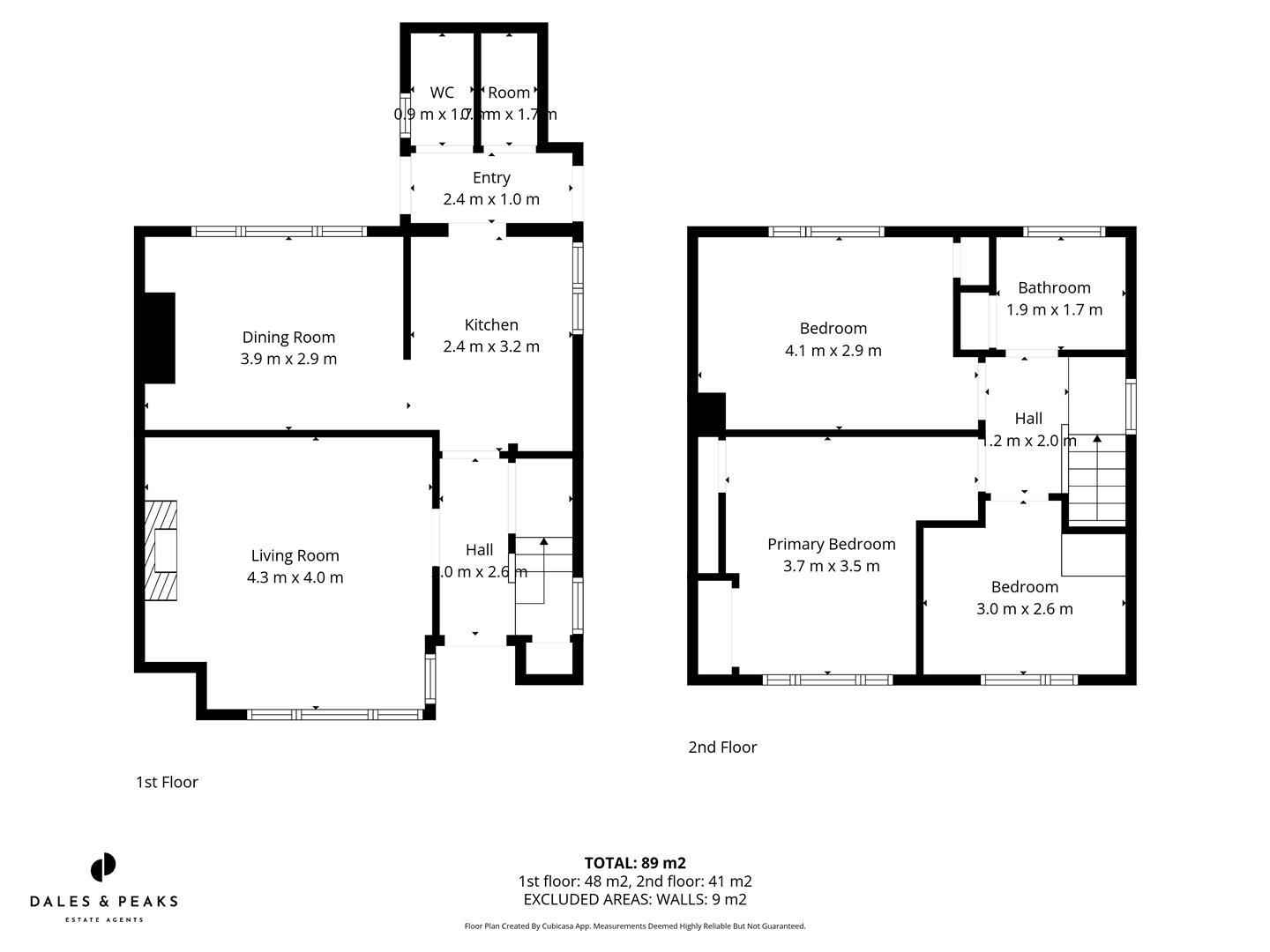 9, Thirlmere Road, Chesterfield floorplan