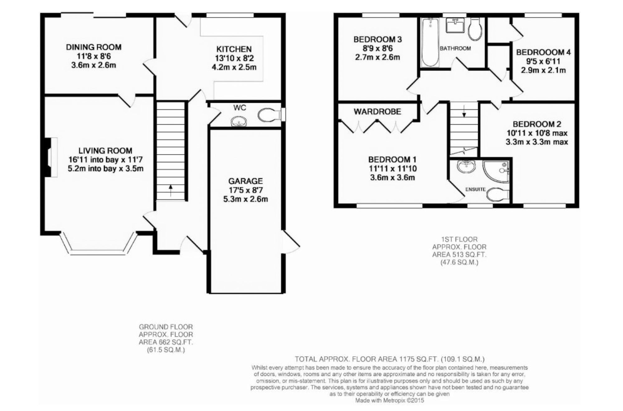 20 Powys Grove, Banbury floorplan