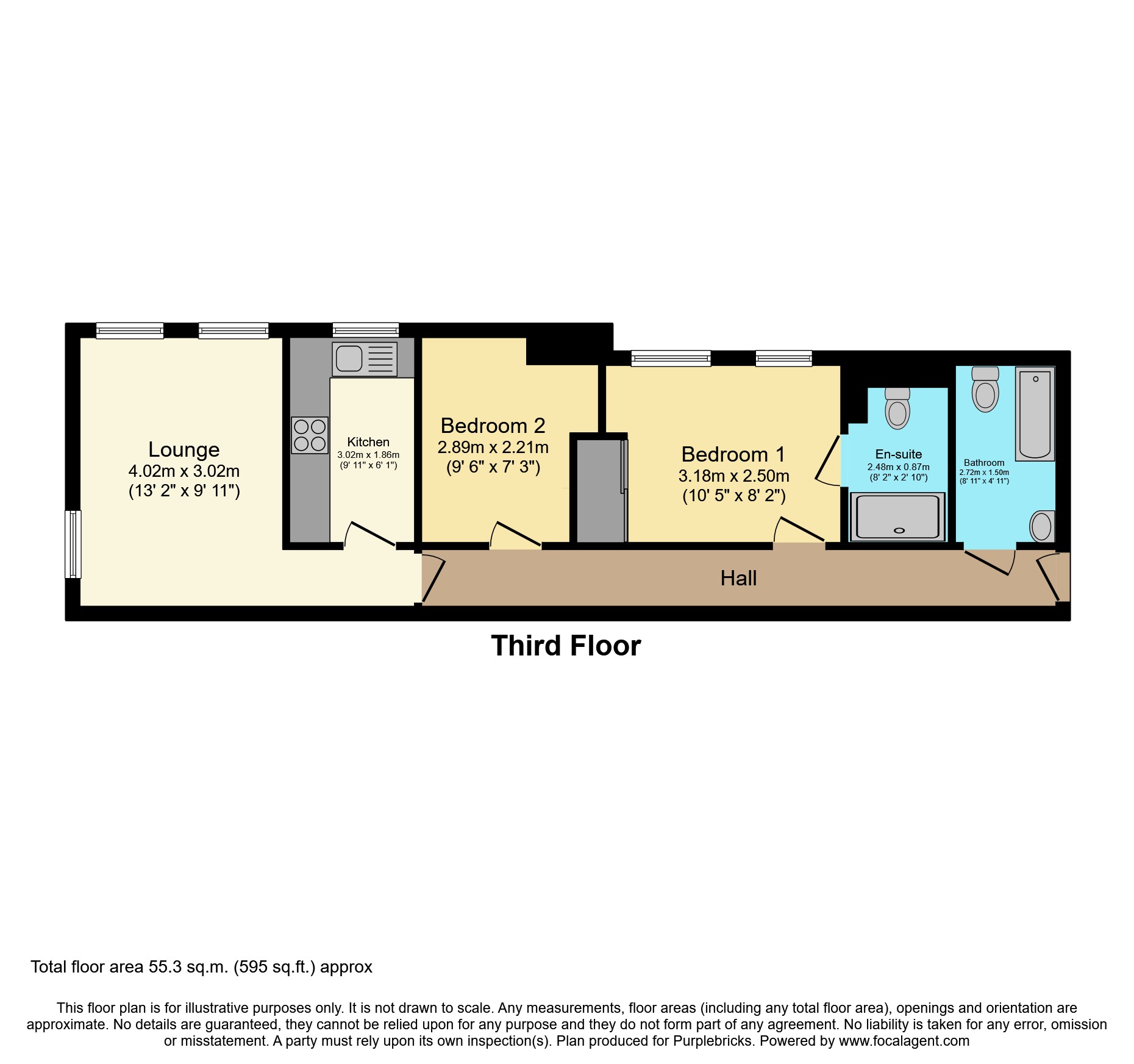 9 Chatsworth Court, Bawtry Road, Doncaster floorplan