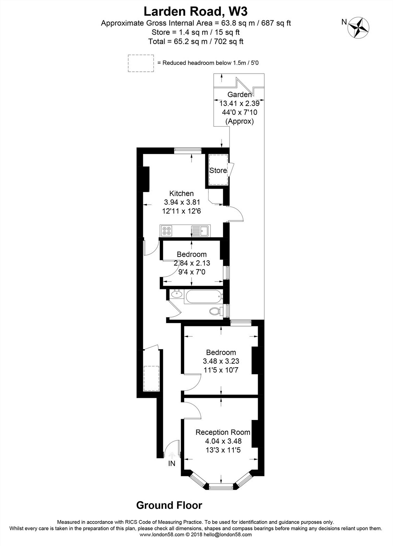 2 Bedrooms Flat for sale in Larden Road, London W3
