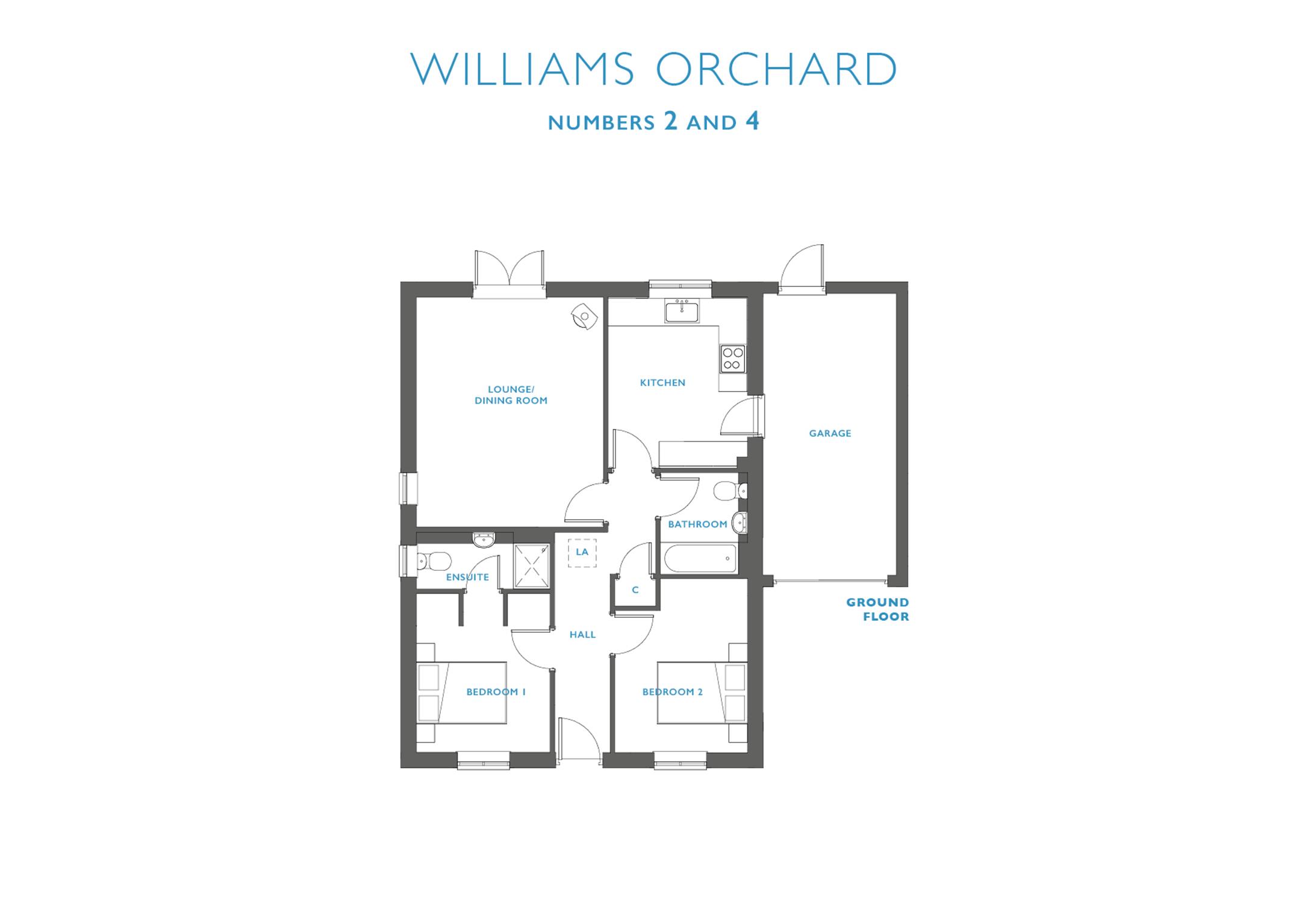 2 Bedrooms Detached bungalow for sale in Plot 4, Williams Orchard, Blacklands Road, Benson, Wallingford, Oxfordshire OX10