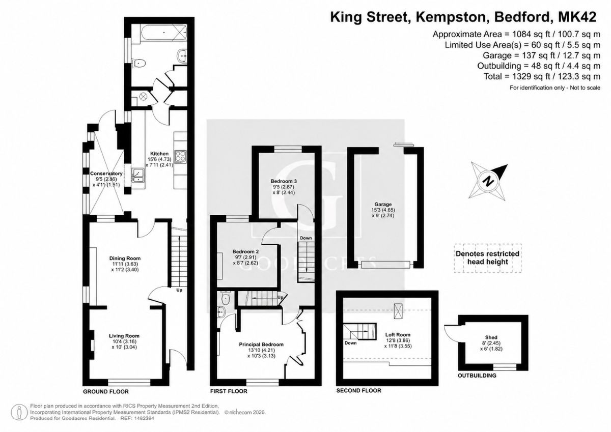 51 King Street, Bedford floorplan