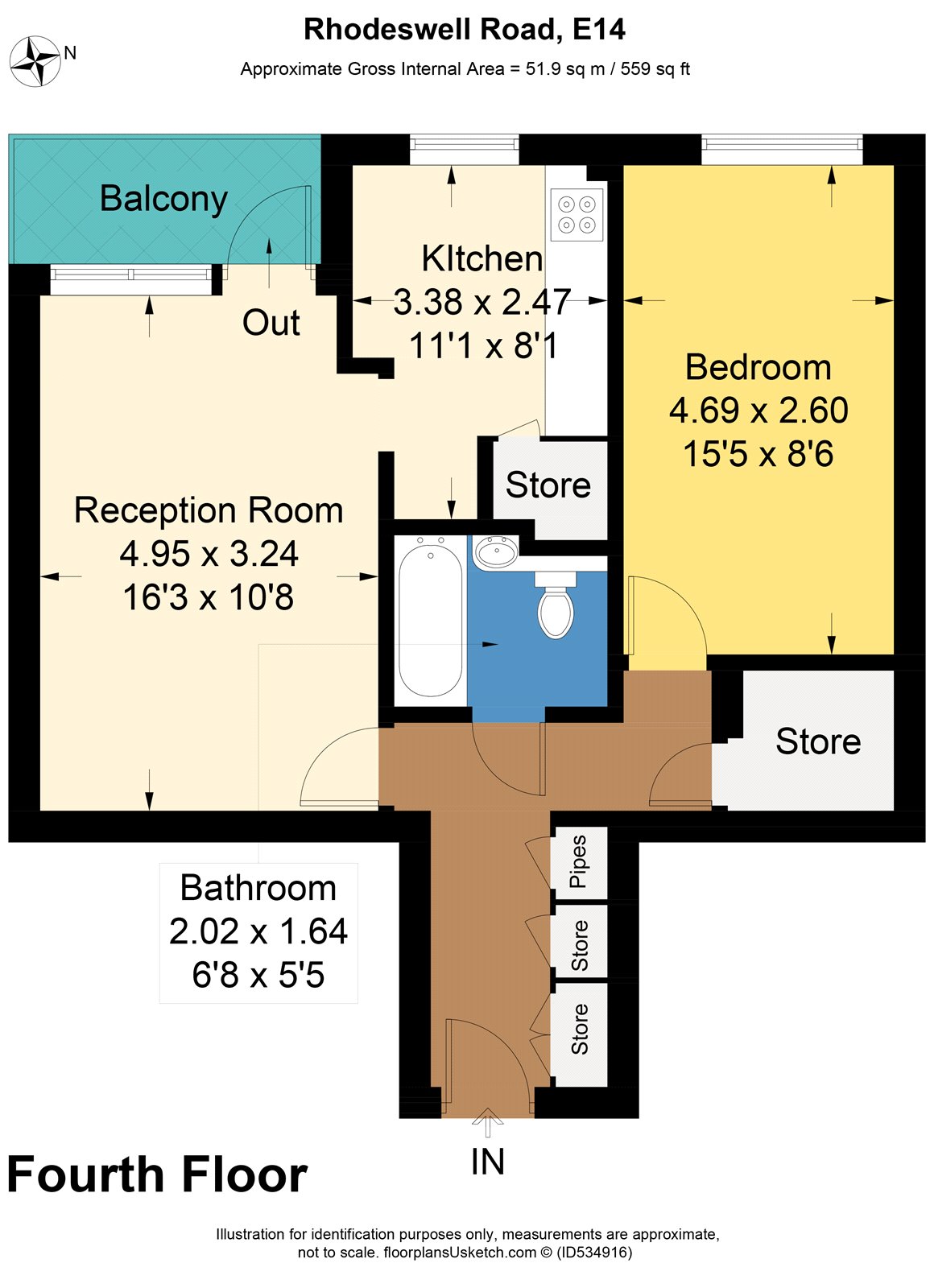 1 Bedrooms  to rent in Rhodeswell Road, London E14