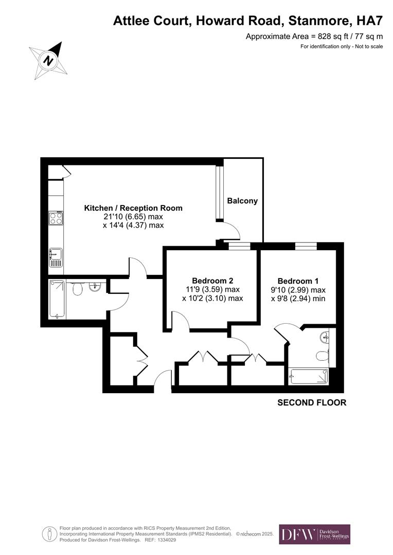 23, Attlee Court, Stanmore floorplan