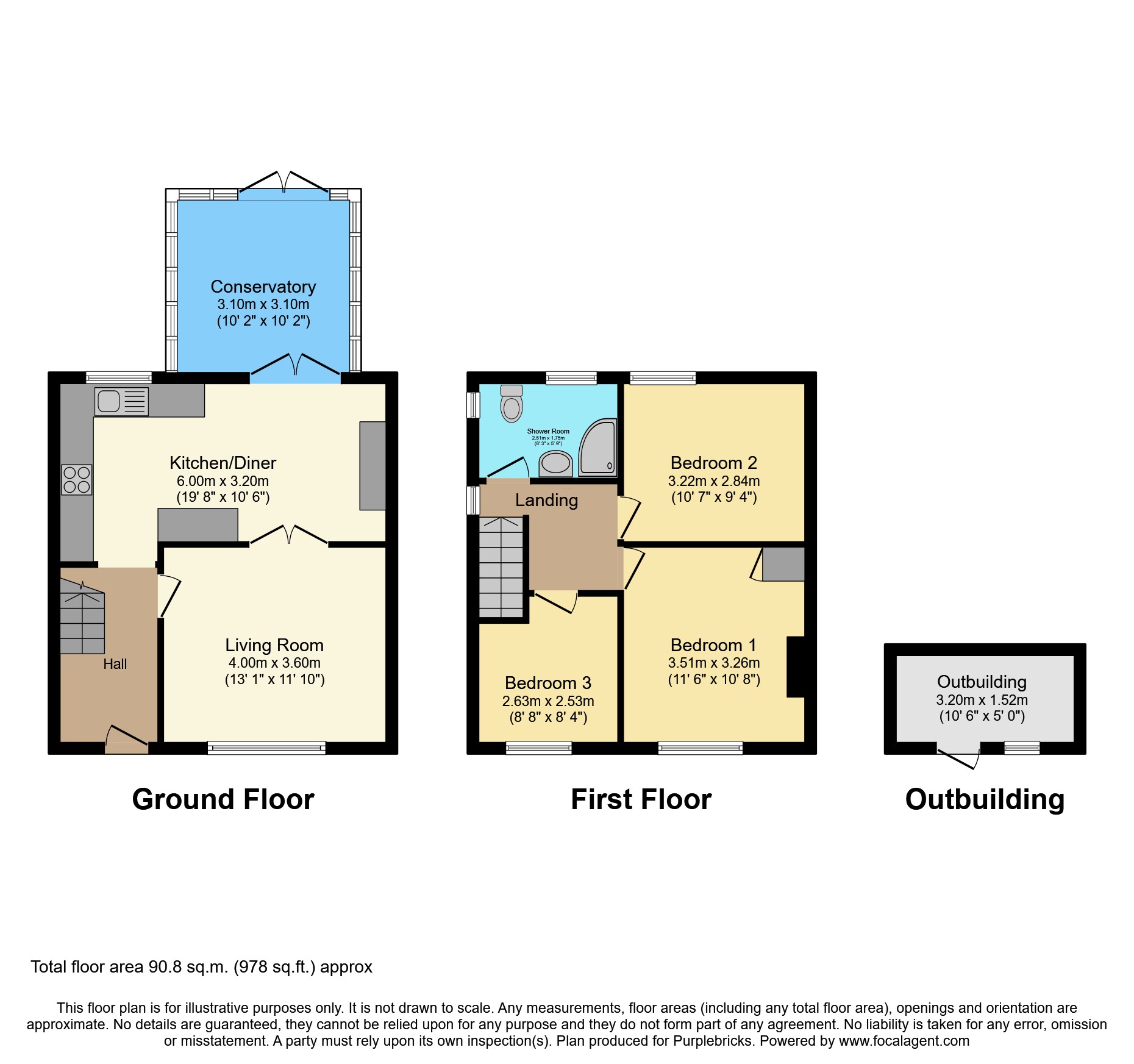 13, Thornbridge Avenue - Park South, Swindon floorplan