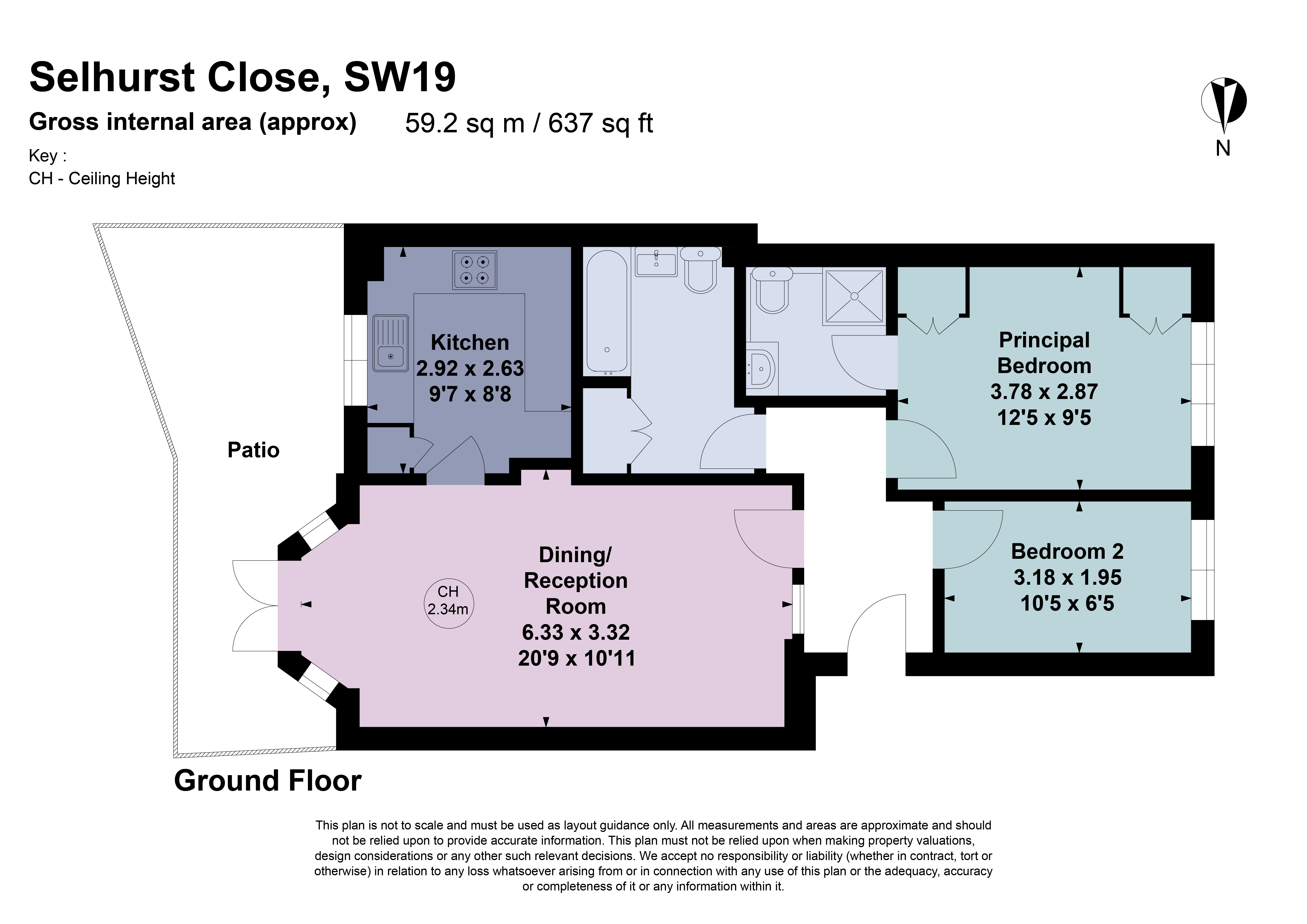 Selhurst Close, London floorplan