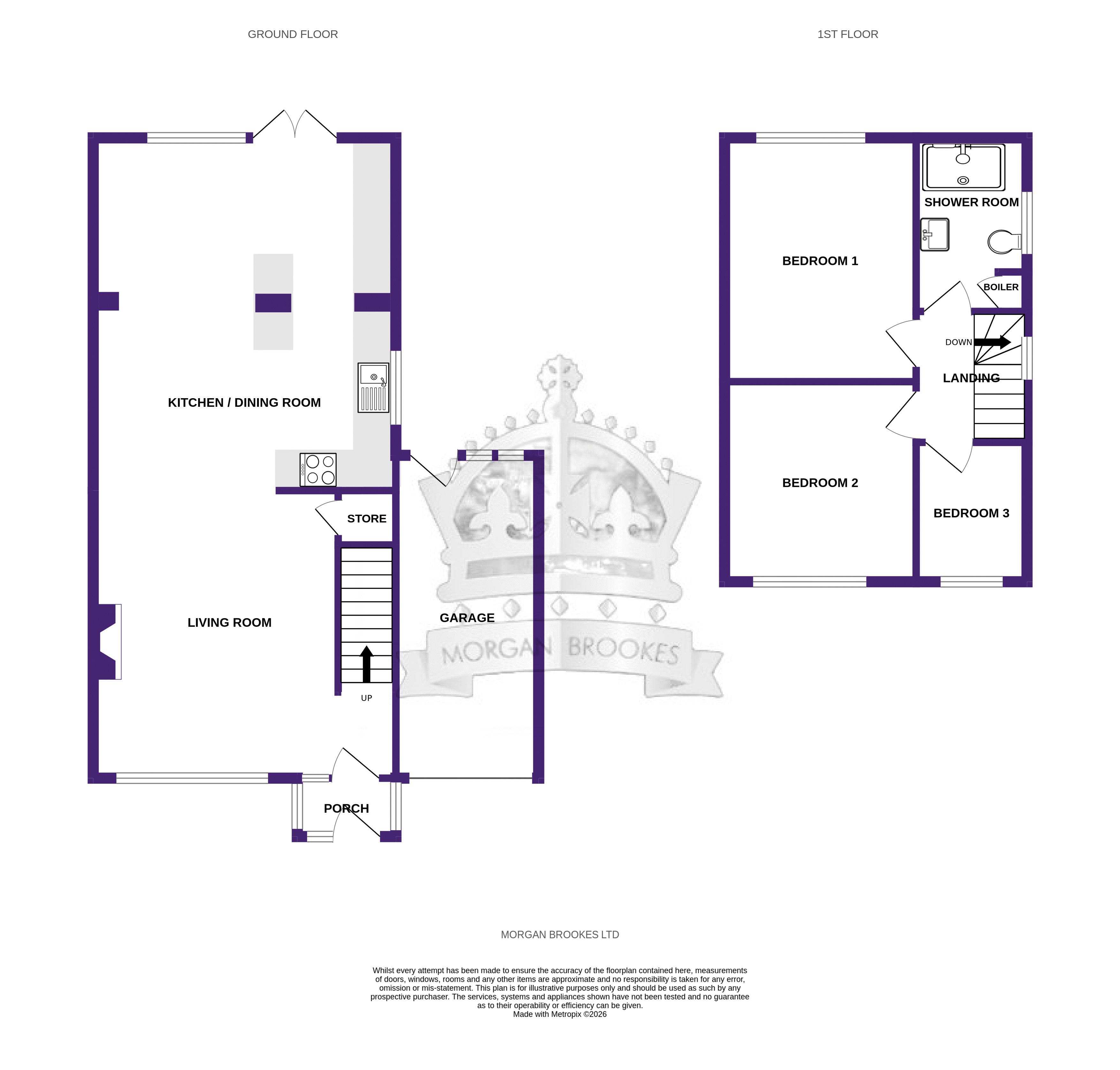 107, Roseberry Avenue, Benfleet floorplan
