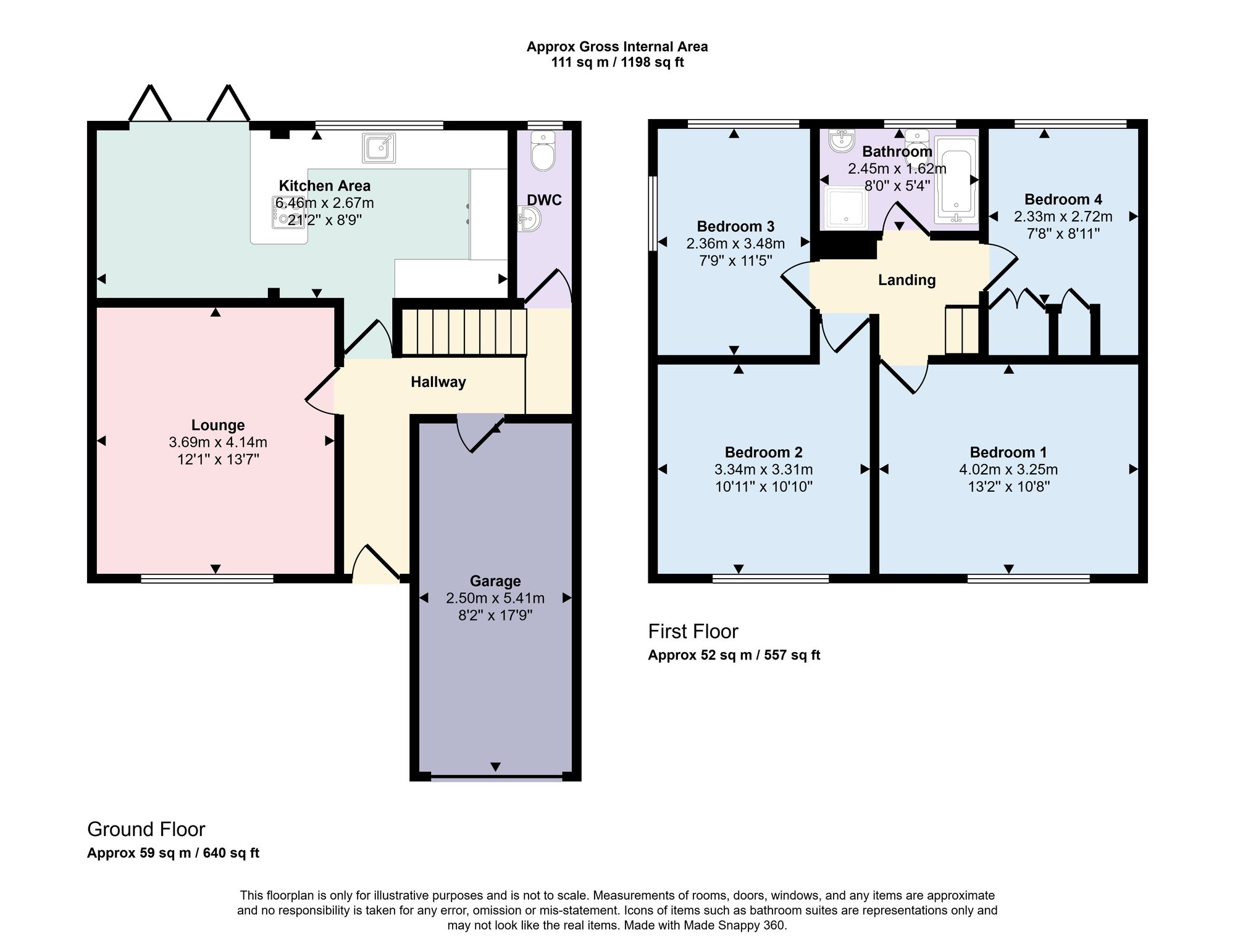 15 Malvern Close, Southampton floorplan
