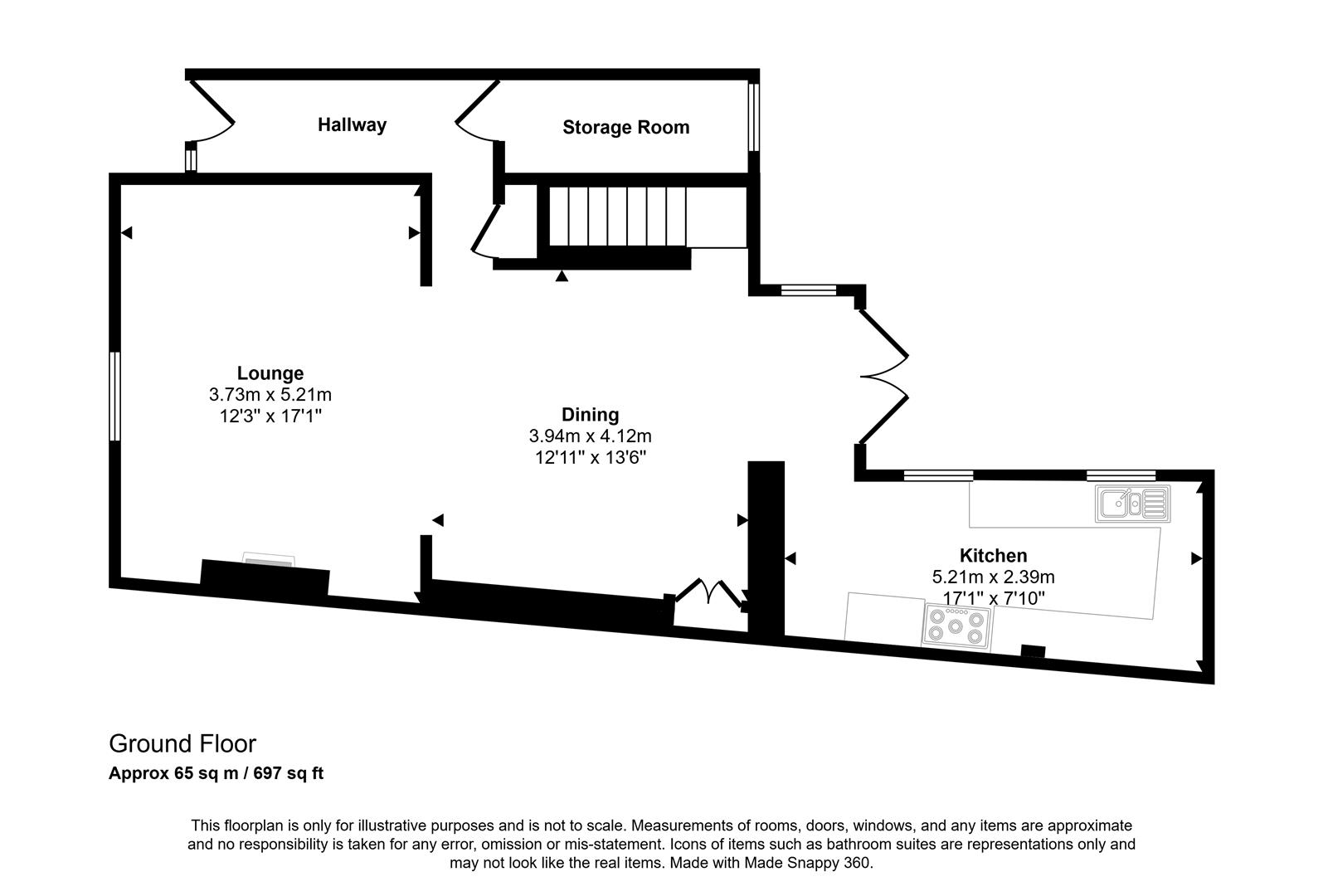 Off Vaudrey Lane, Manchester floorplan