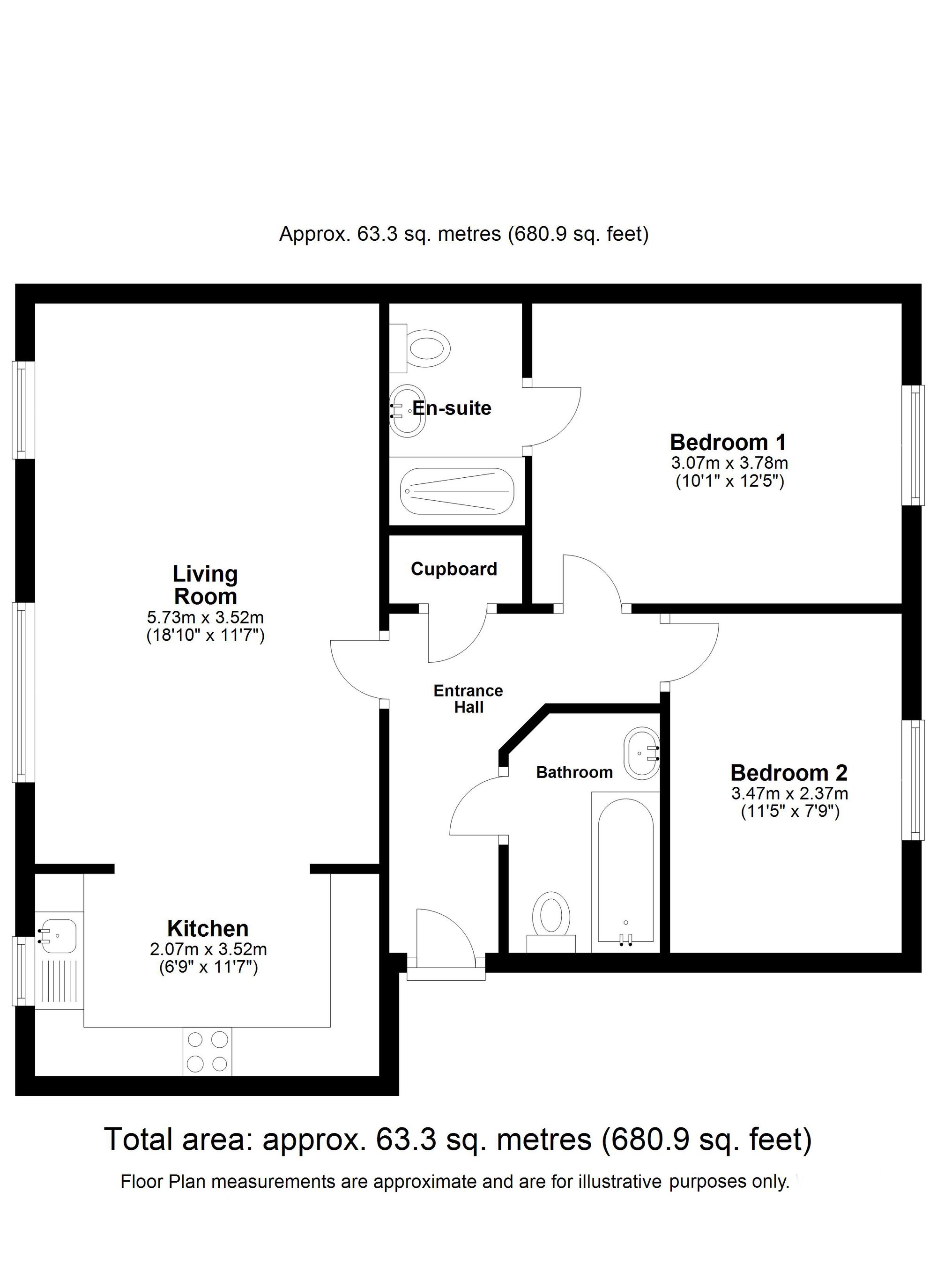 13 Titchmarsh Close, Royston floorplan