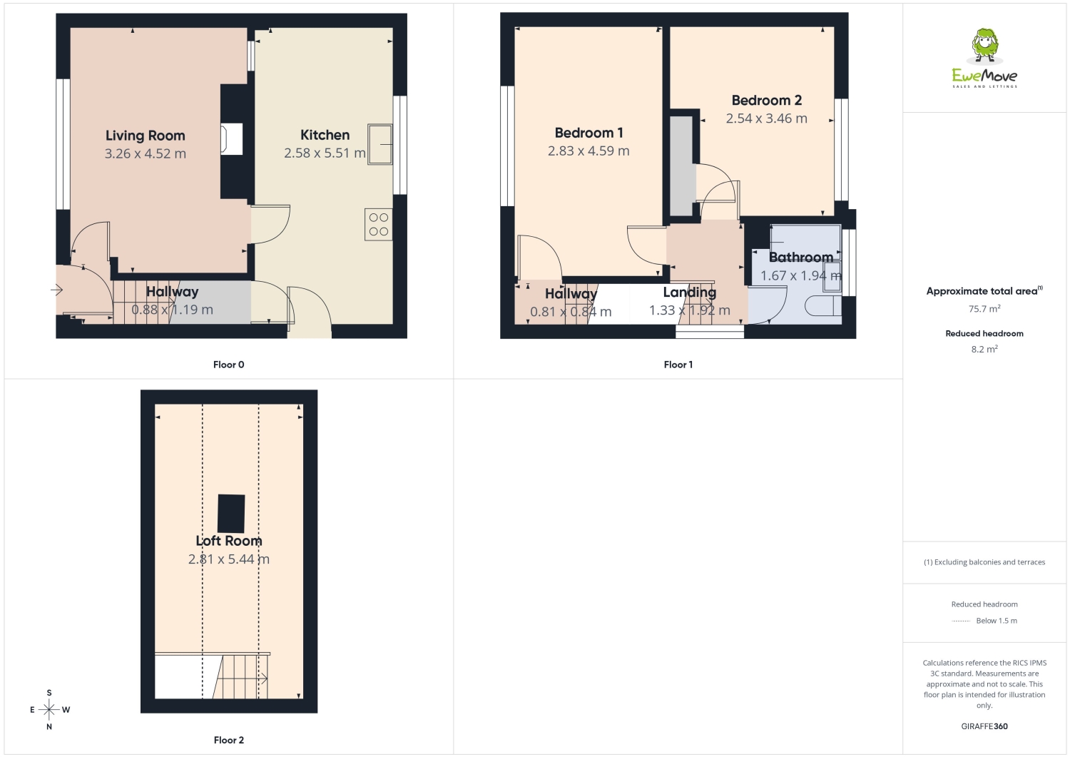 2, SMITHY WALK, DEWSBURY floorplan
