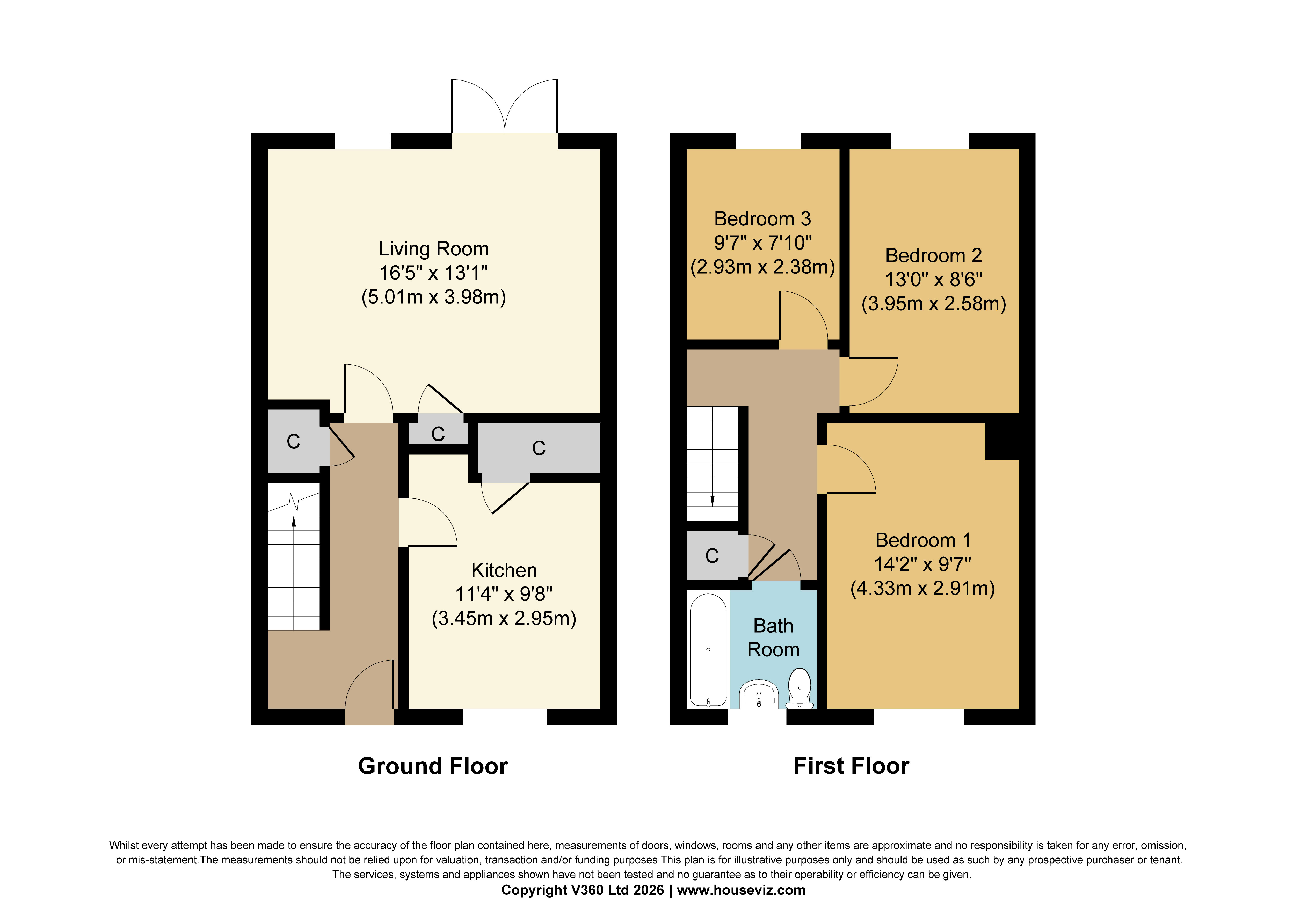 83, Harburn Drive, West Calder floorplan
