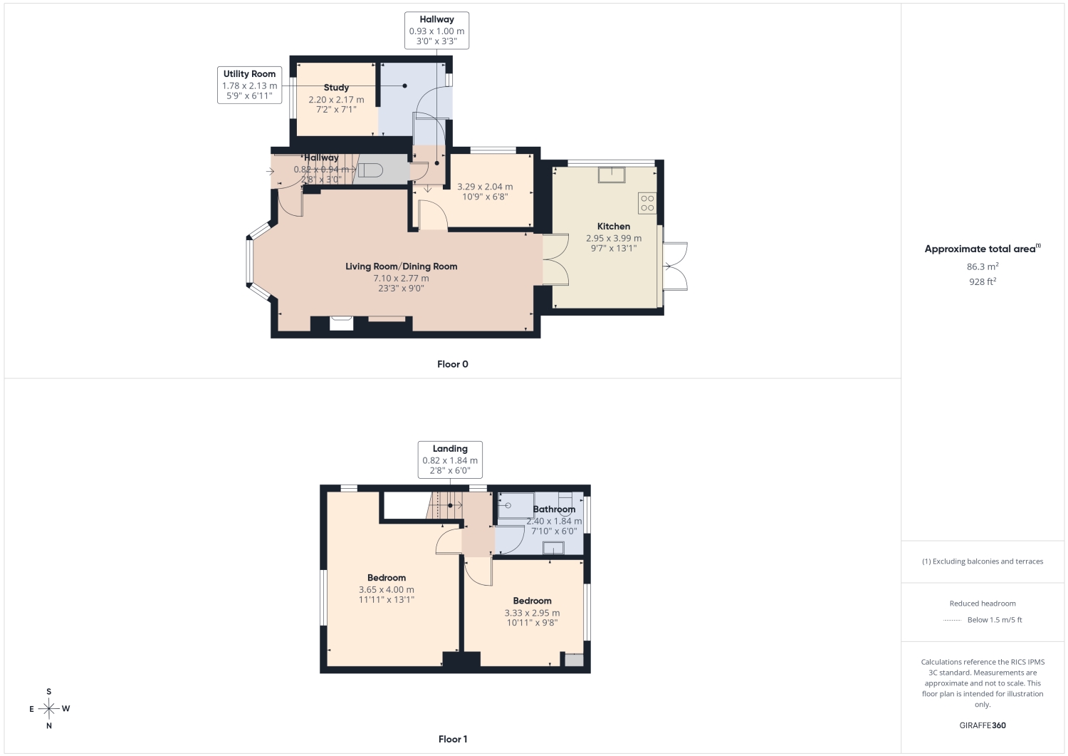18, Argyle Close, Sheffield floorplan