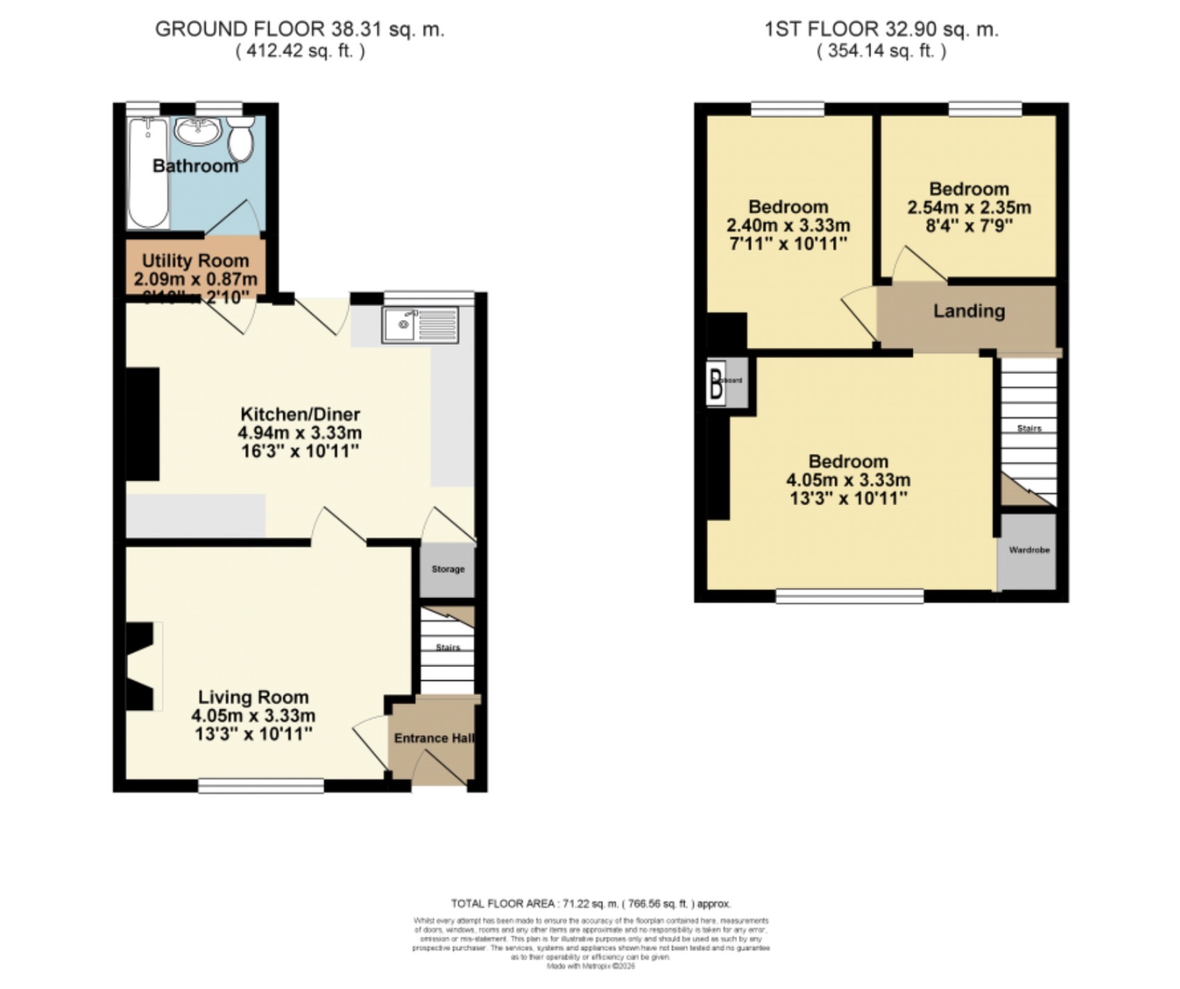 19, Broadley Avenue, Kent floorplan