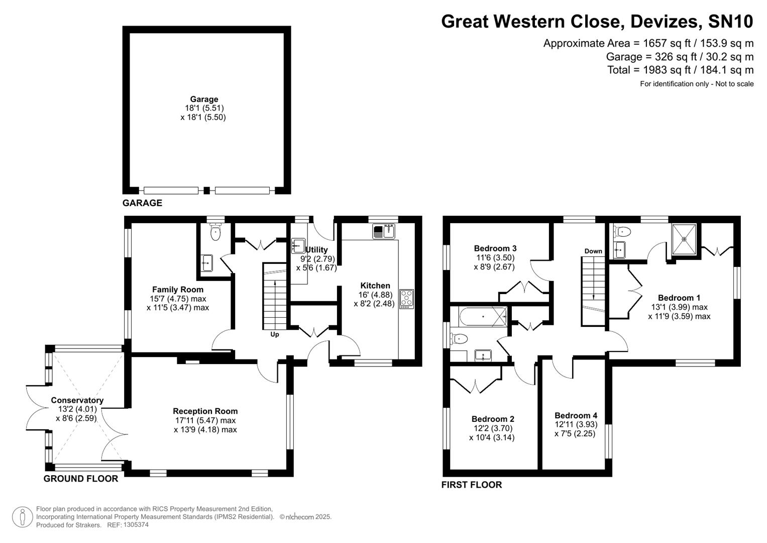 4, Great Western Close, Devizes, Wiltshire, SN10 floorplan