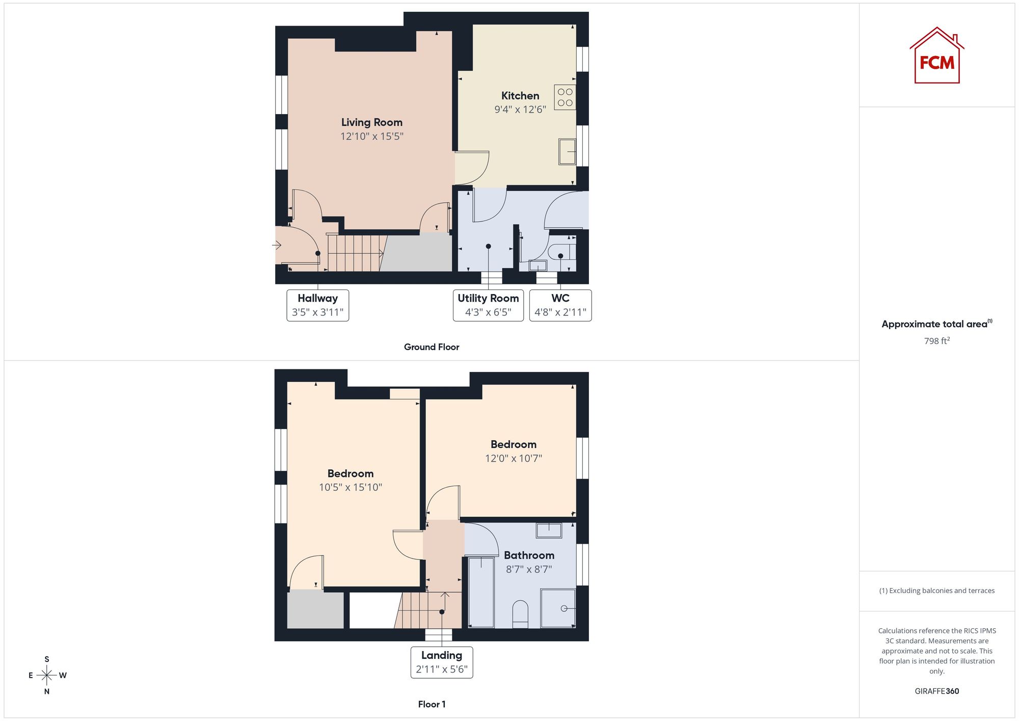 126 High Road, Whitehaven floorplan