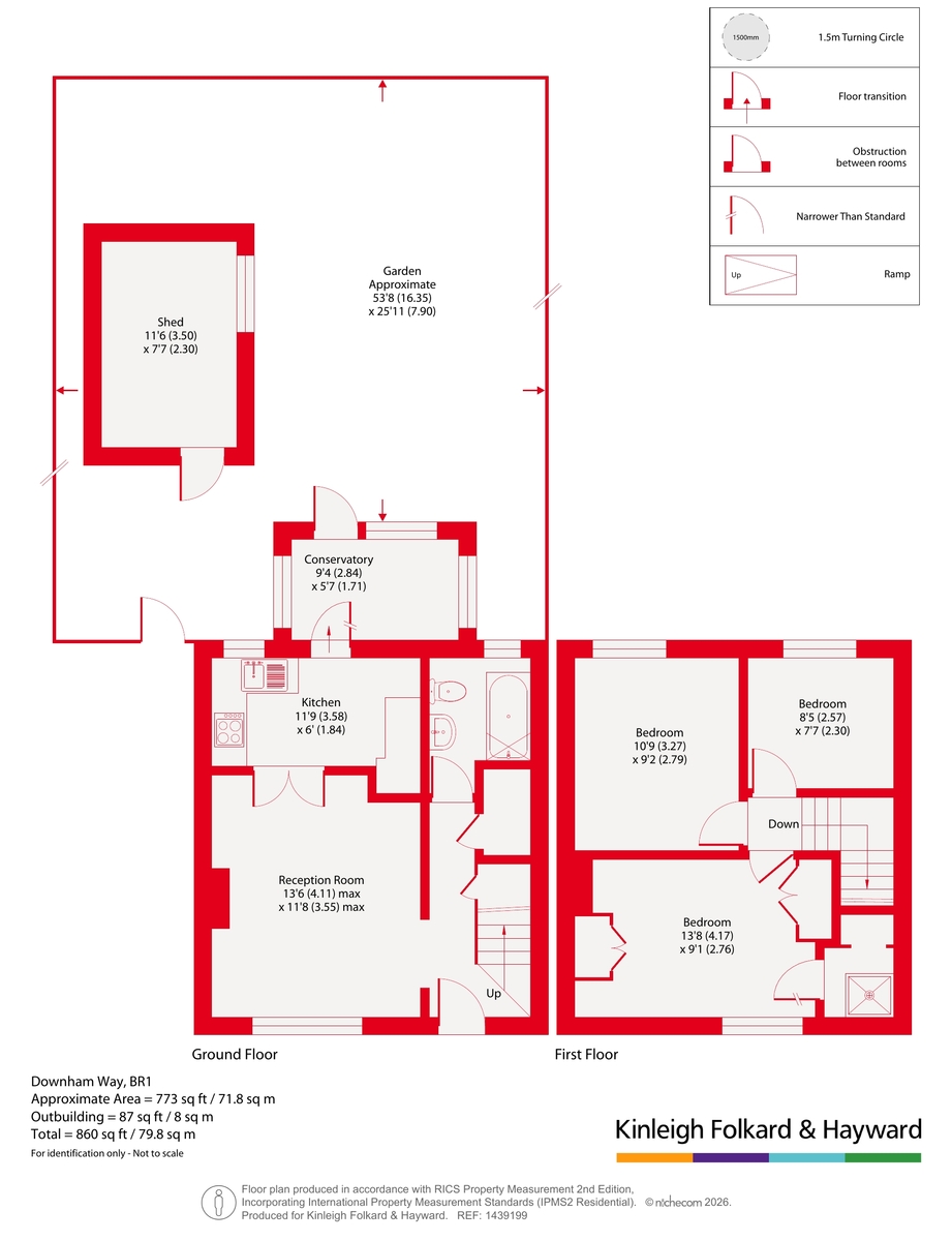 247, Downham Way, Bromley floorplan
