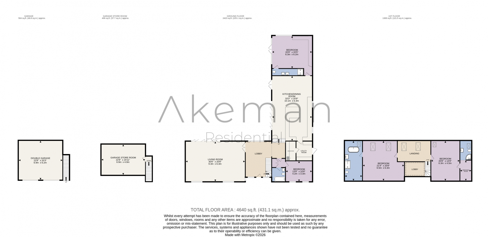 Long Meadow, Northchurch Common, Berkhamsted floorplan