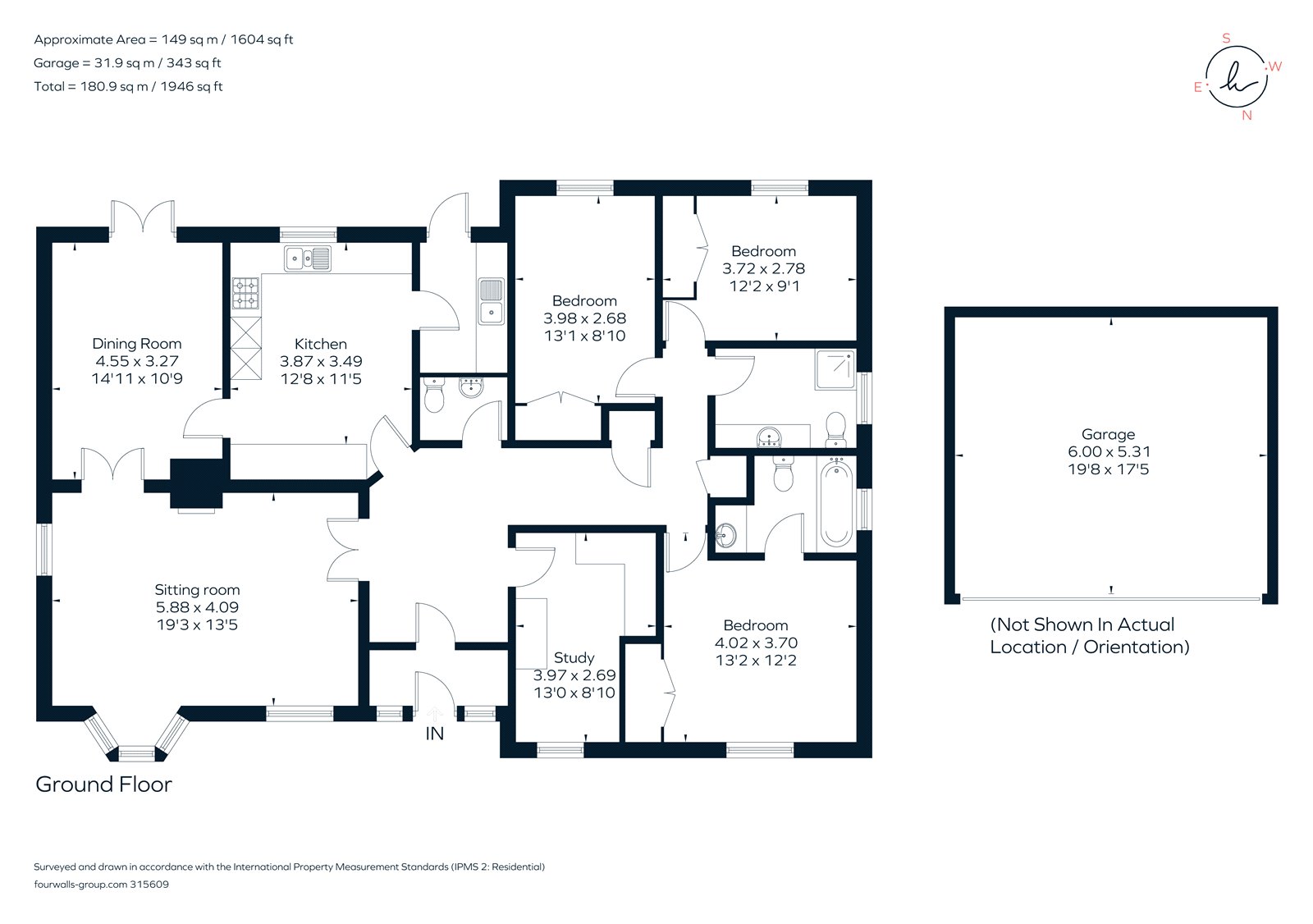 Chaldon Common Road, Chaldon, Surrey CR3, 3 bedroom bungalow for sale