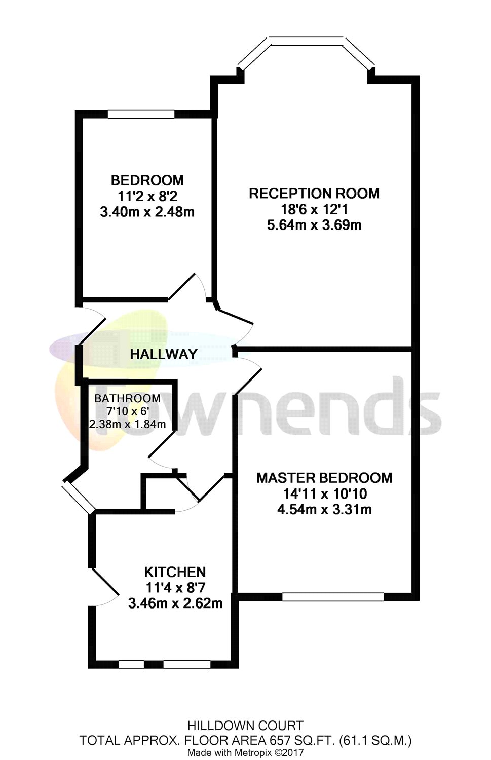 2 Bedrooms Flat to rent in Hilldown Court, Streatham High Road, London SW16