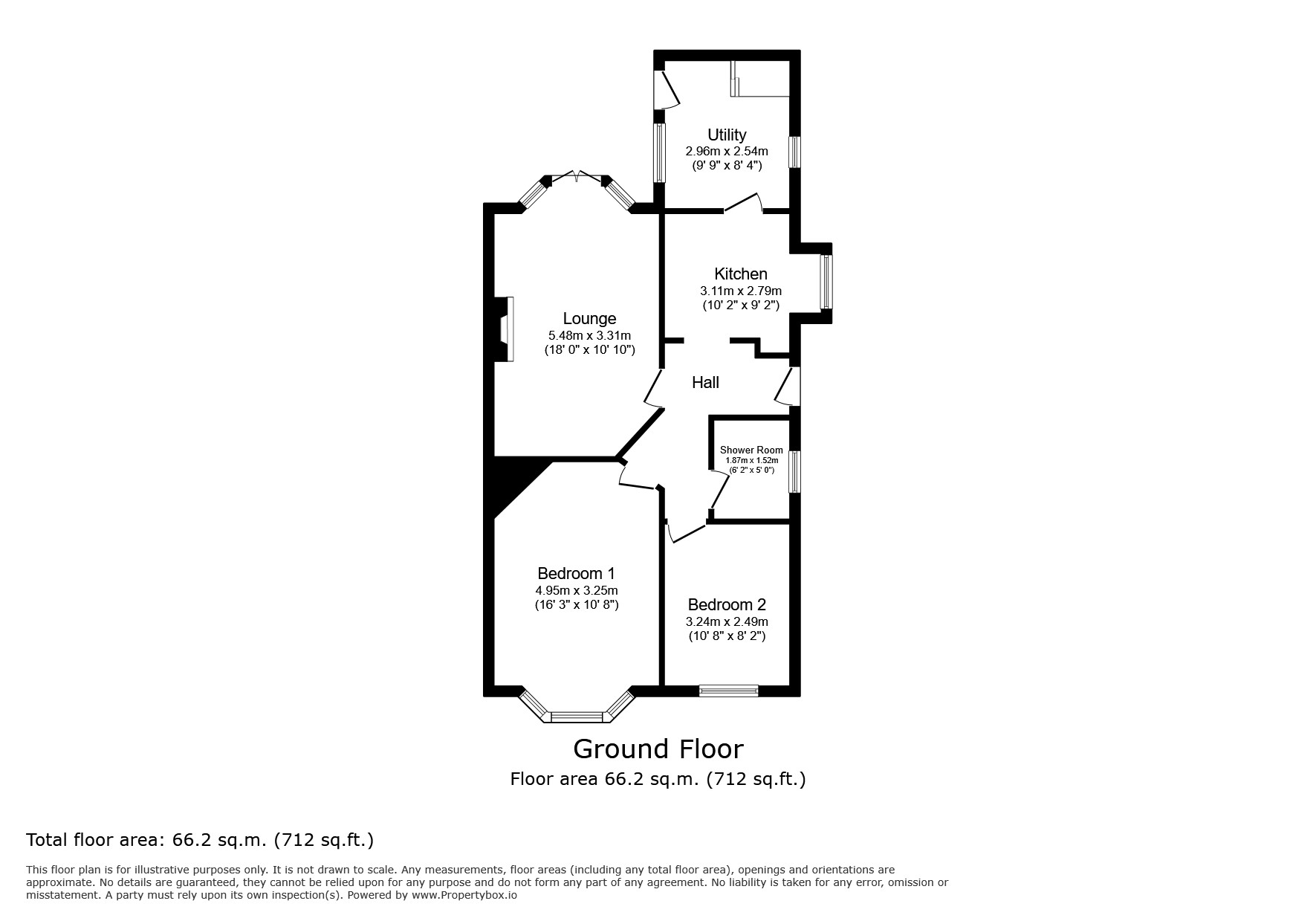 3, Stanley Place, Deeside floorplan