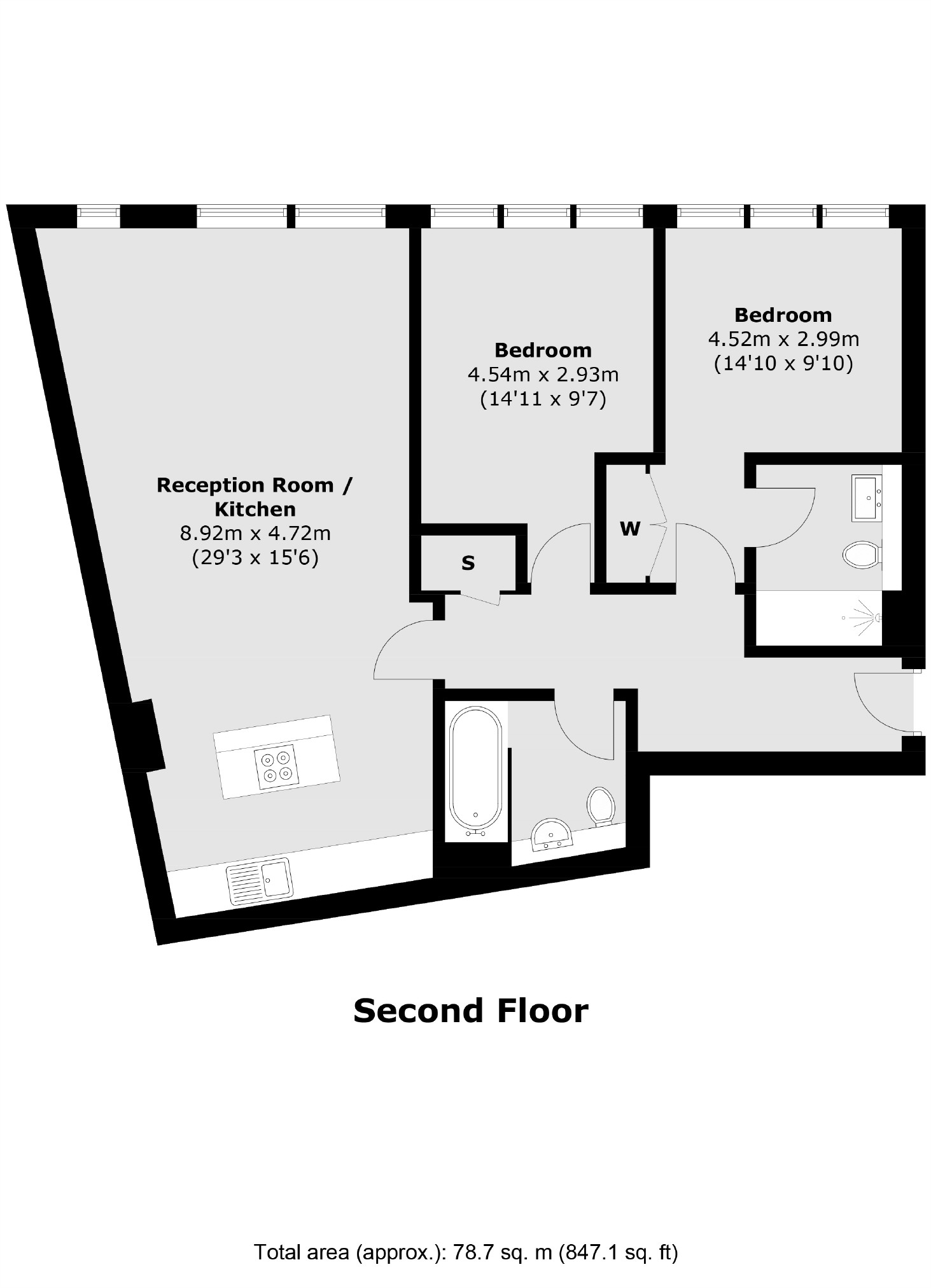 Tabard Street, London SE1, 2 bedroom flat to rent - 64018579 ...